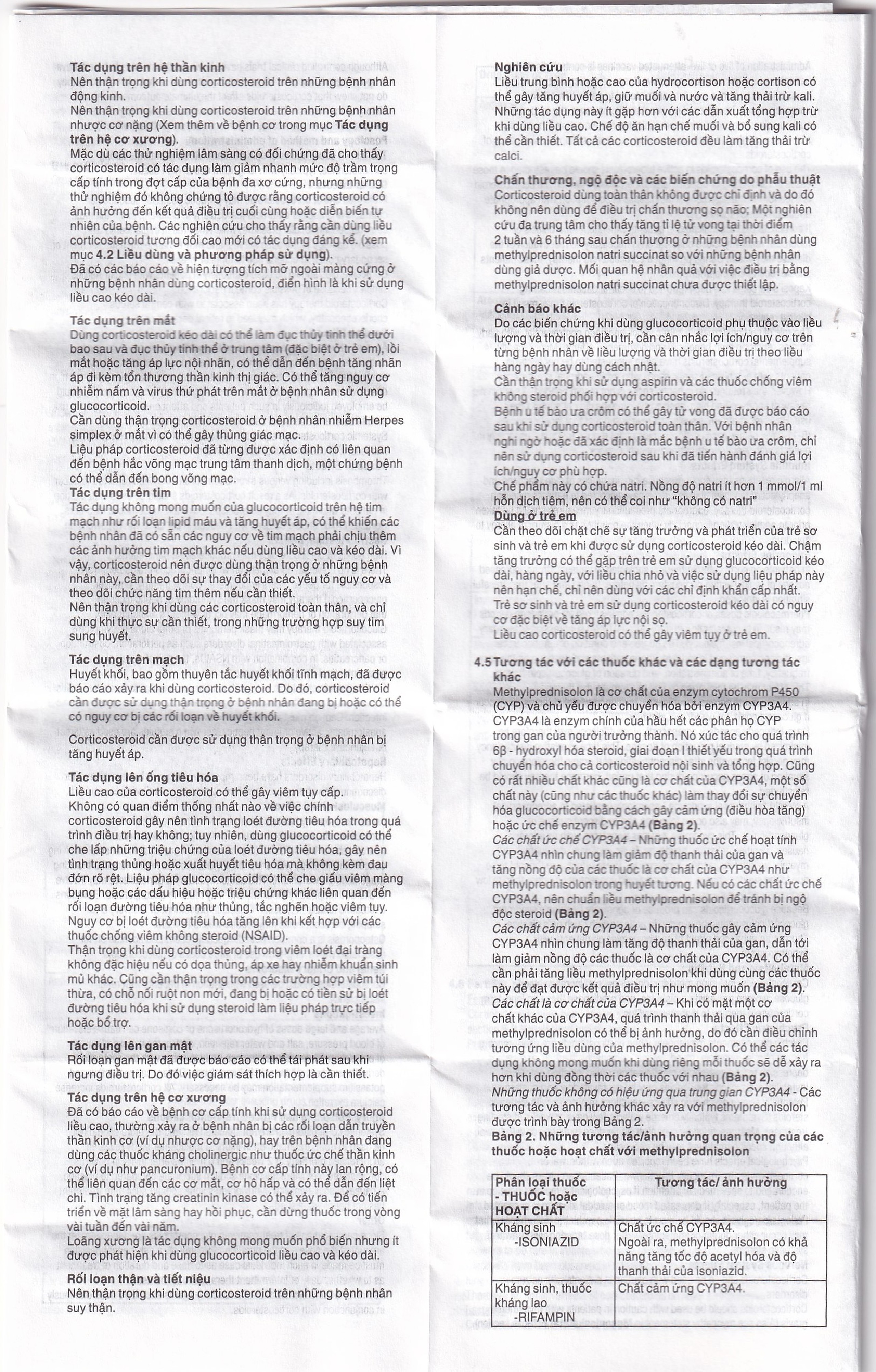 Thuốc tiêm Depo Medrol 40mg Pfizer chống viêm và điều trị các rối loạn về máu, ung thư (1 lọ x 1ml)