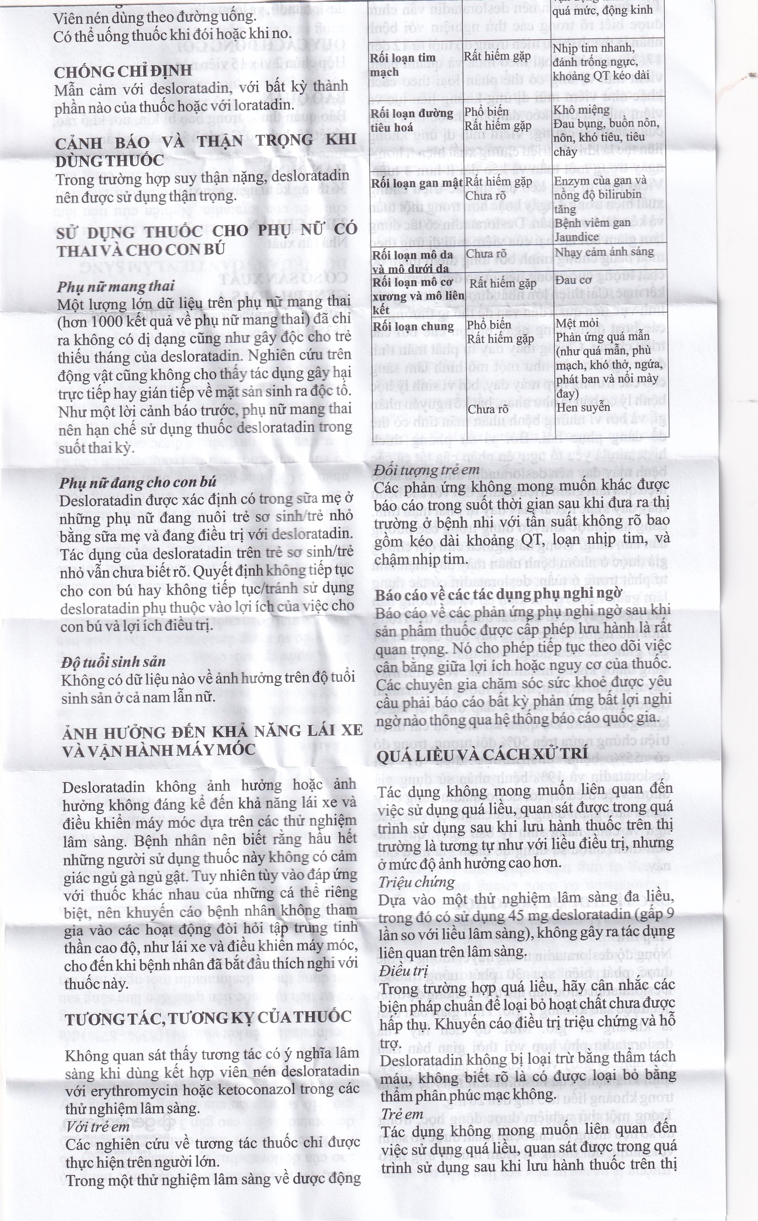 Thuốc Desloratadine 5mg Genepharm giảm các triệu chứng viêm mũi dị ứng, mày đay (2 vỉ x 15 viên)