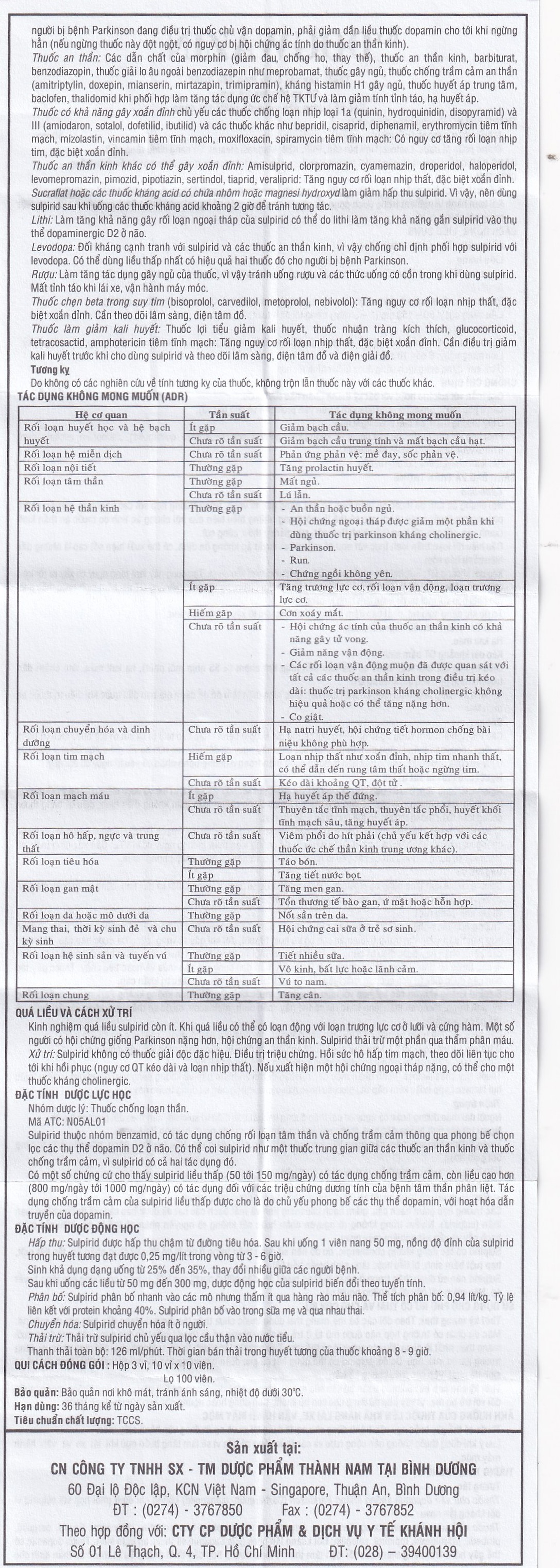Thuốc Dogwazin Thành Nam điều trị các triệu chứng lo âu, rối loạn hành vi nặng (3 vỉ x 10 viên)
