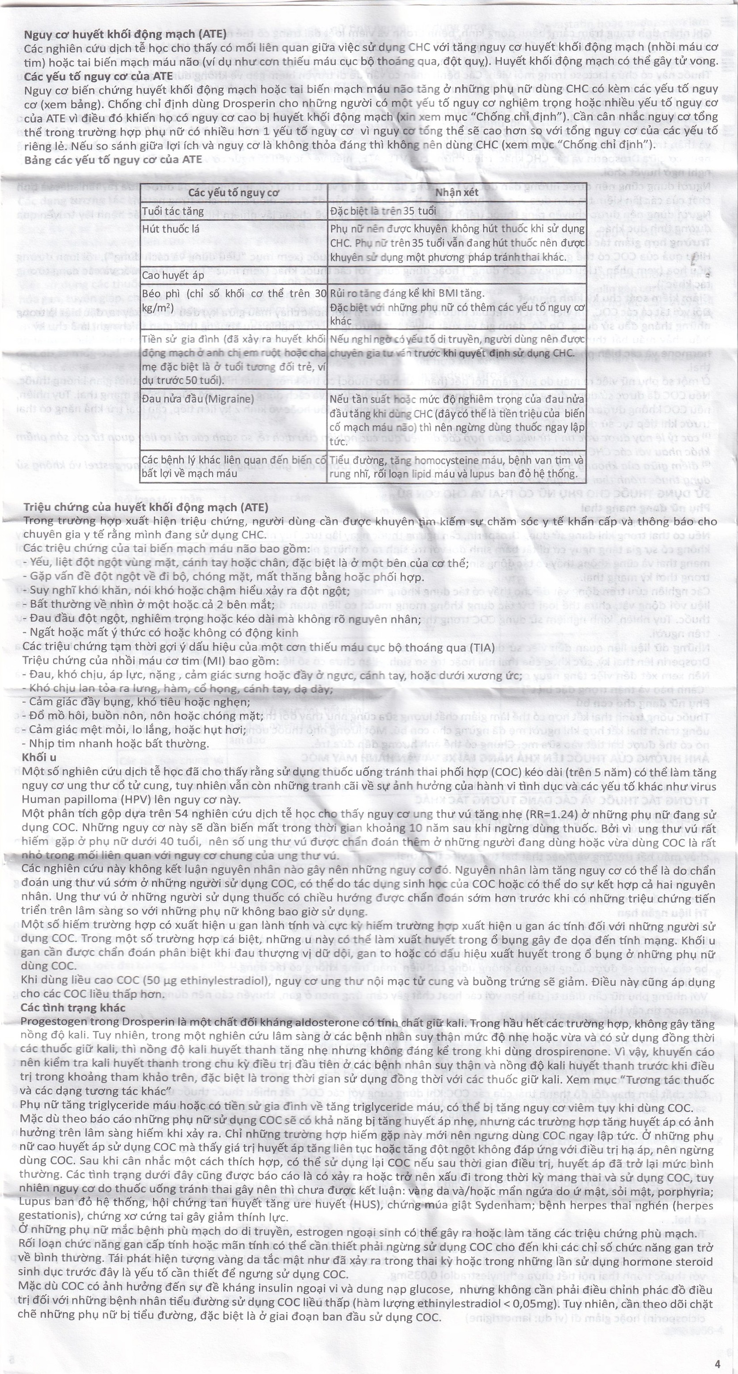 Thuốc tránh thai hằng ngày Drosperin Abbott (1 vỉ x 28 viên)