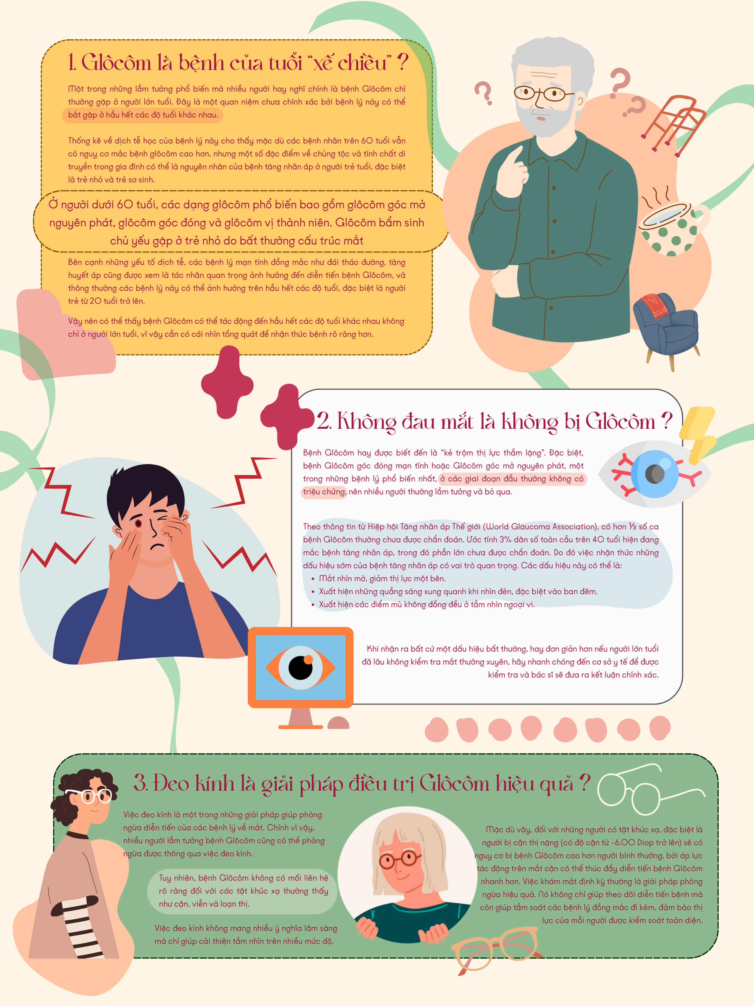 Đừng chủ quan! 5 lầm tưởng nguy hiểm về bệnh glôcôm khiến bạn đánh mất thị lực! 2