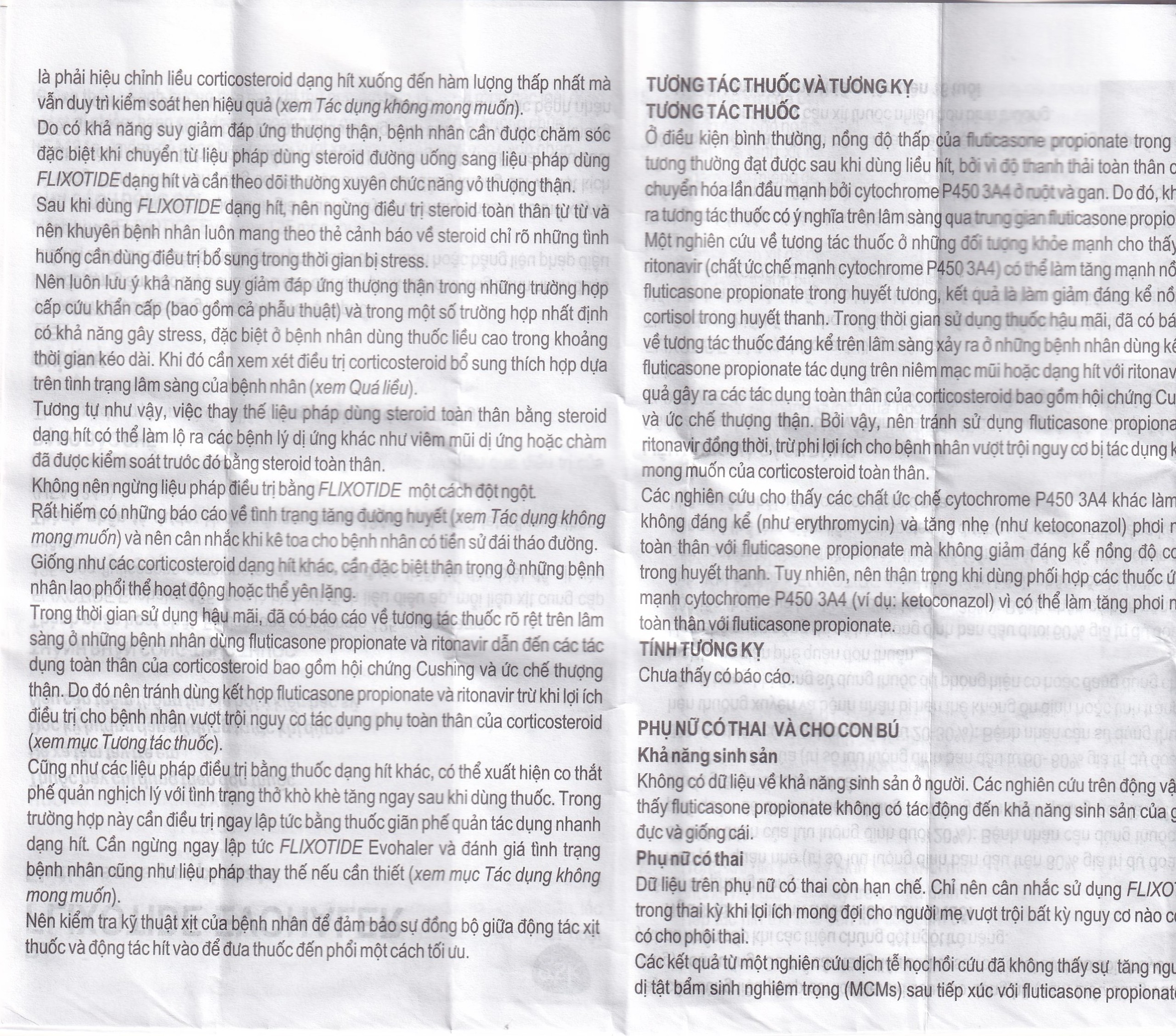 Khí dung Flixotide 125mcg GSK điều trị hen phế quản (120 liều)