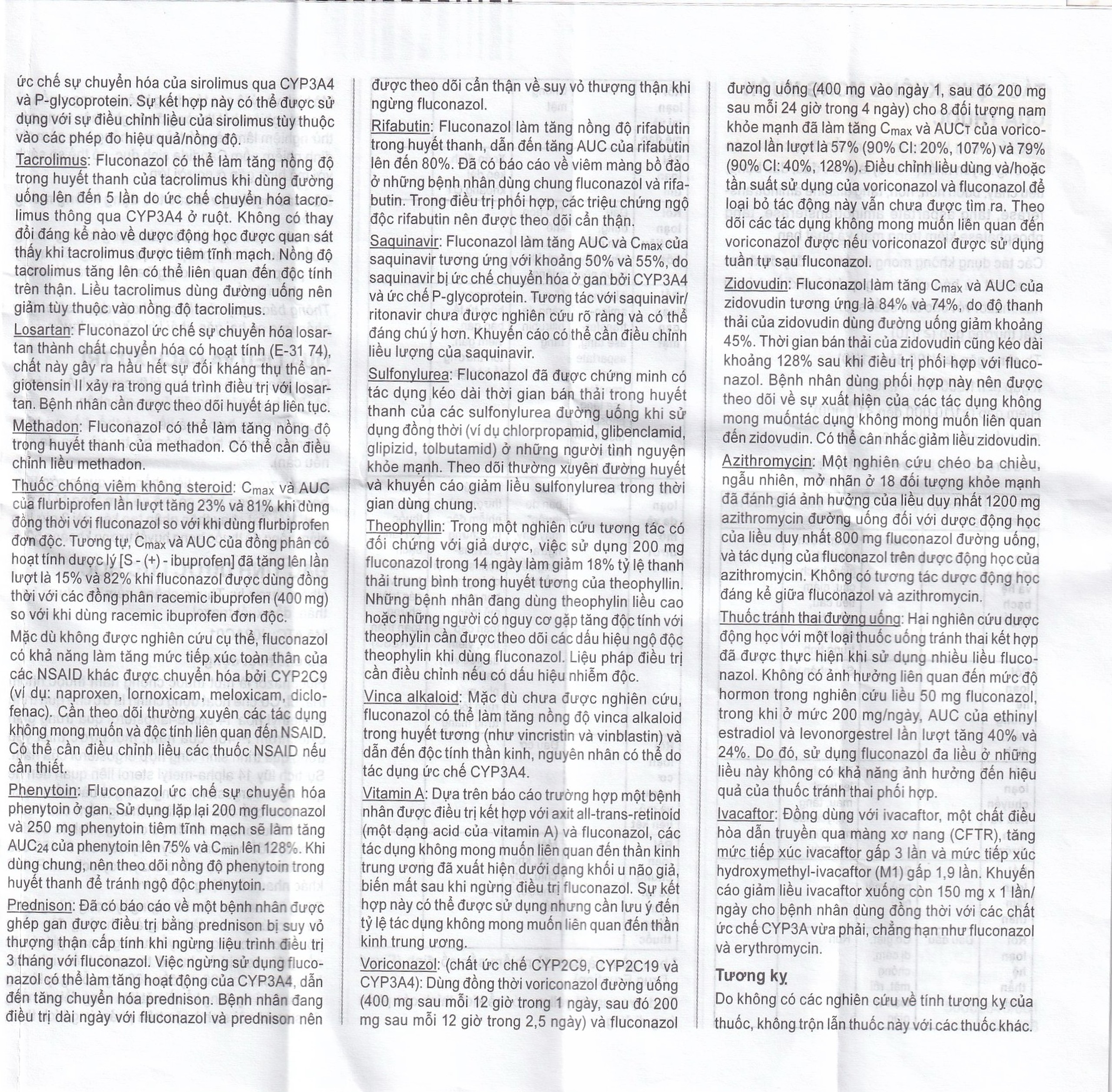 Thuốc Flucona-Denk 150mg điều trị nhiễm nấm candida ở người lớn (1 viên)