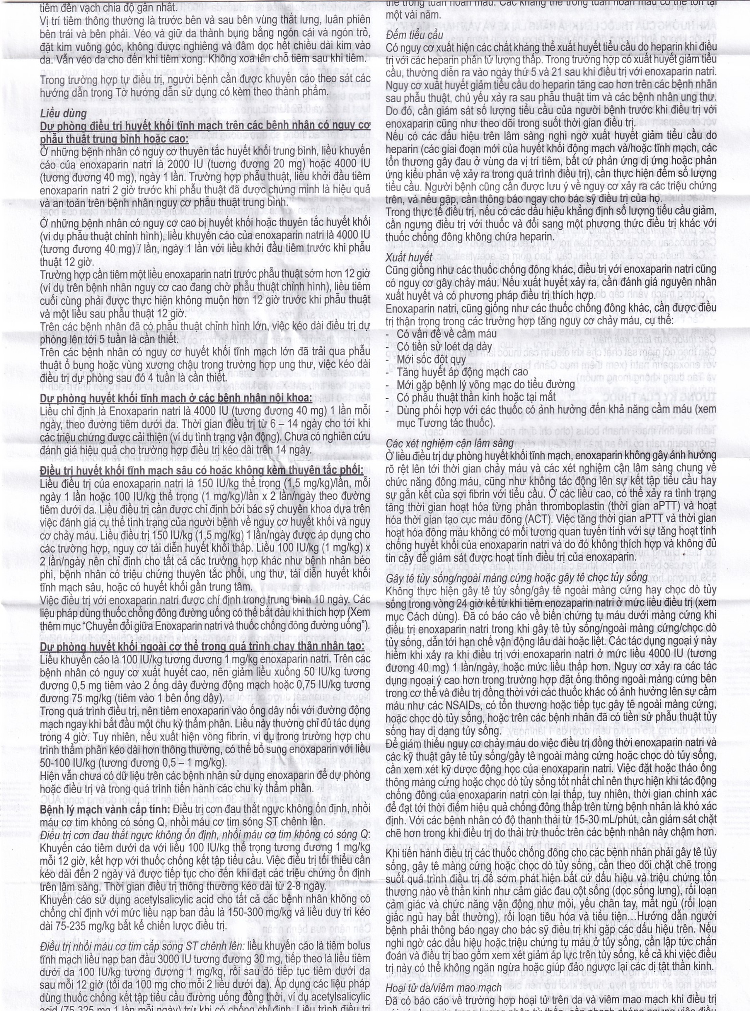 Thuốc tiêm Gemapaxane 4000/0.4ml Italfarmaco dự phòng huyết khối tĩnh mạch (6 bơm tiêm)