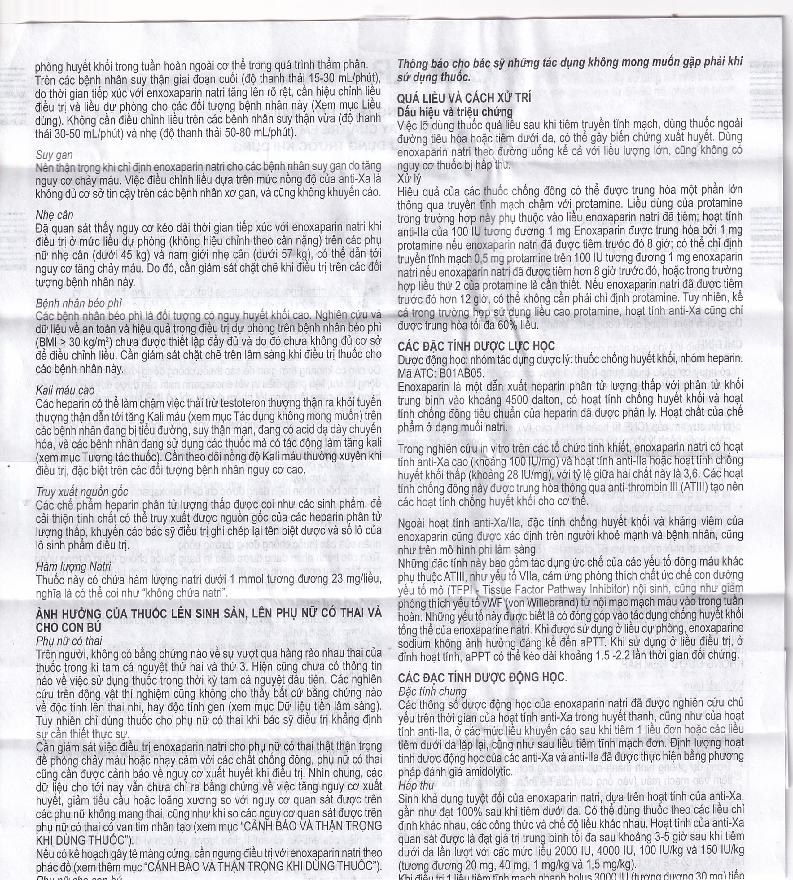 Thuốc tiêm Gemapaxane 4000/0.4ml Italfarmaco dự phòng huyết khối tĩnh mạch (6 bơm tiêm)