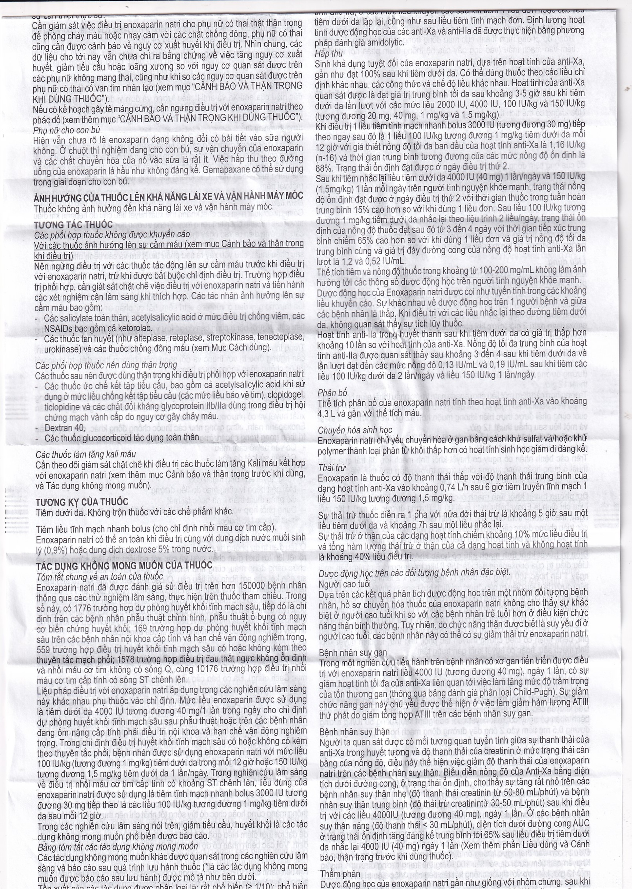 Thuốc tiêm Gemapaxane 4000/0.4ml Italfarmaco dự phòng huyết khối tĩnh mạch (6 bơm tiêm)