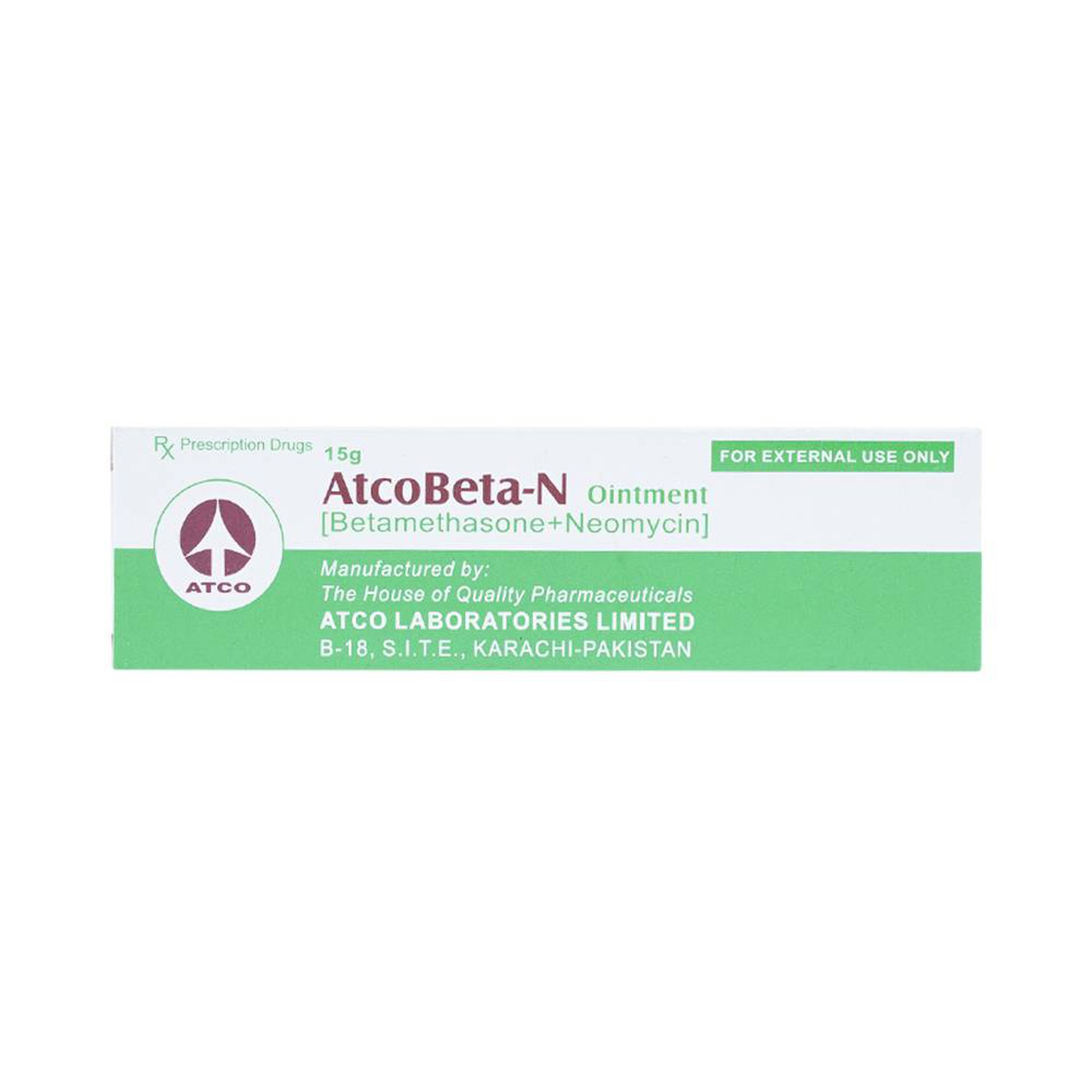 Thuốc mỡ Atcobeta-N 0,1% Atco điều trị viêm da, chàm dị ứng (15g)