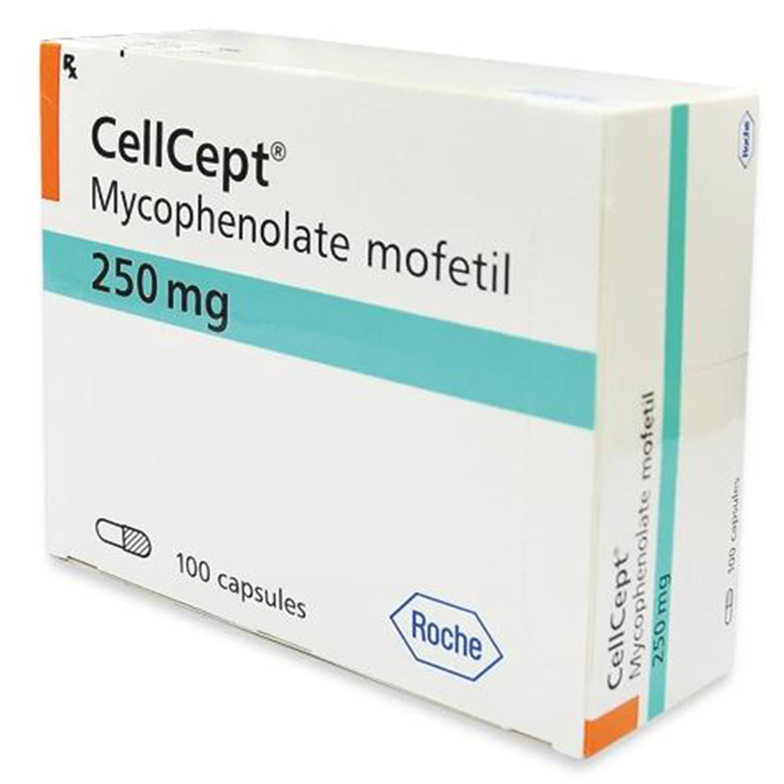 Thuốc Cellcept 250mg Roche dự phòng hiện tượng thải ghép cấp tính (10 vỉ x 10 viên)