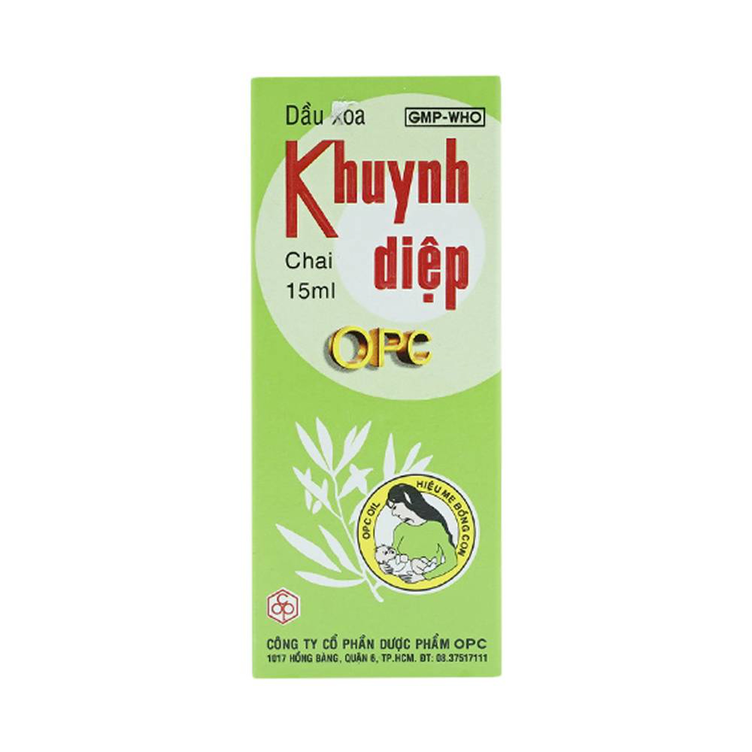 Dầu Khuynh Diệp OPC phòng và trị cảm cúm, sổ mũi, nghẹt mũi (15ml)