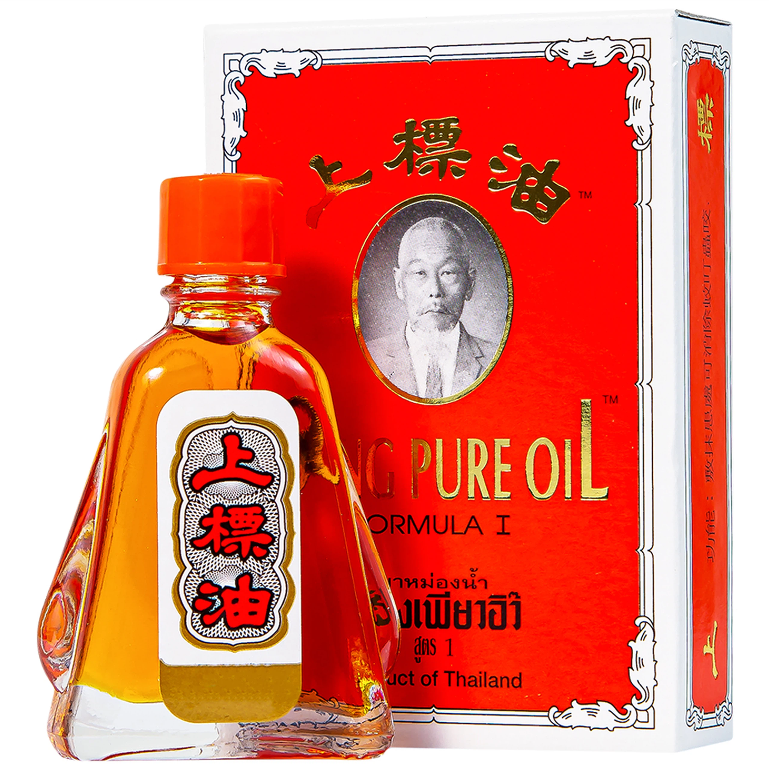 Dầu Siang Pure Oil Formula I giảm triệu chứng cảm lạnh, nhức đầu, chóng mặt, ngạt mũi (6 chai x 7ml)