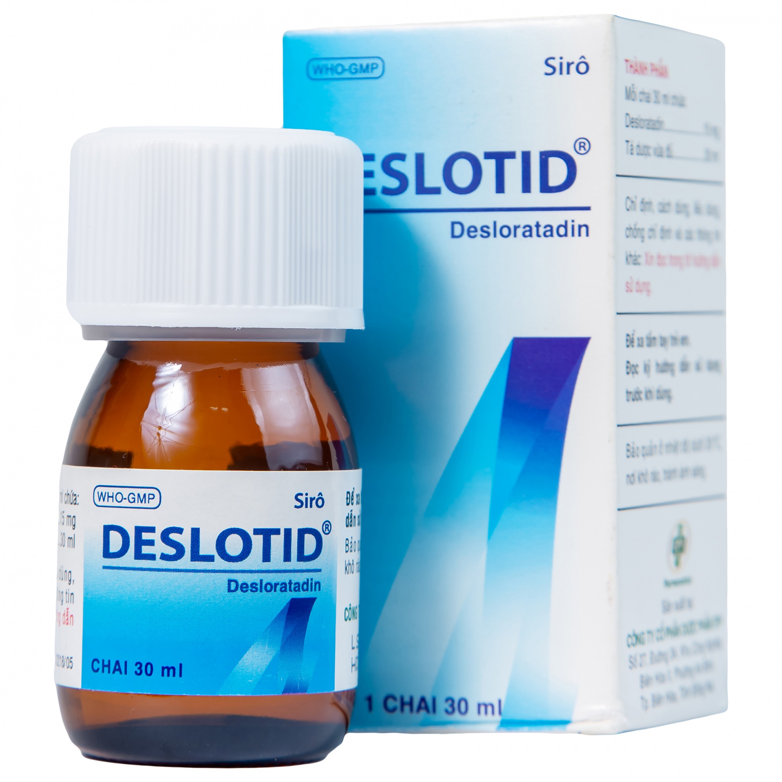 Siro Deslotid OPV điều trị viêm mũi dị ứng, mày đay (30ml)