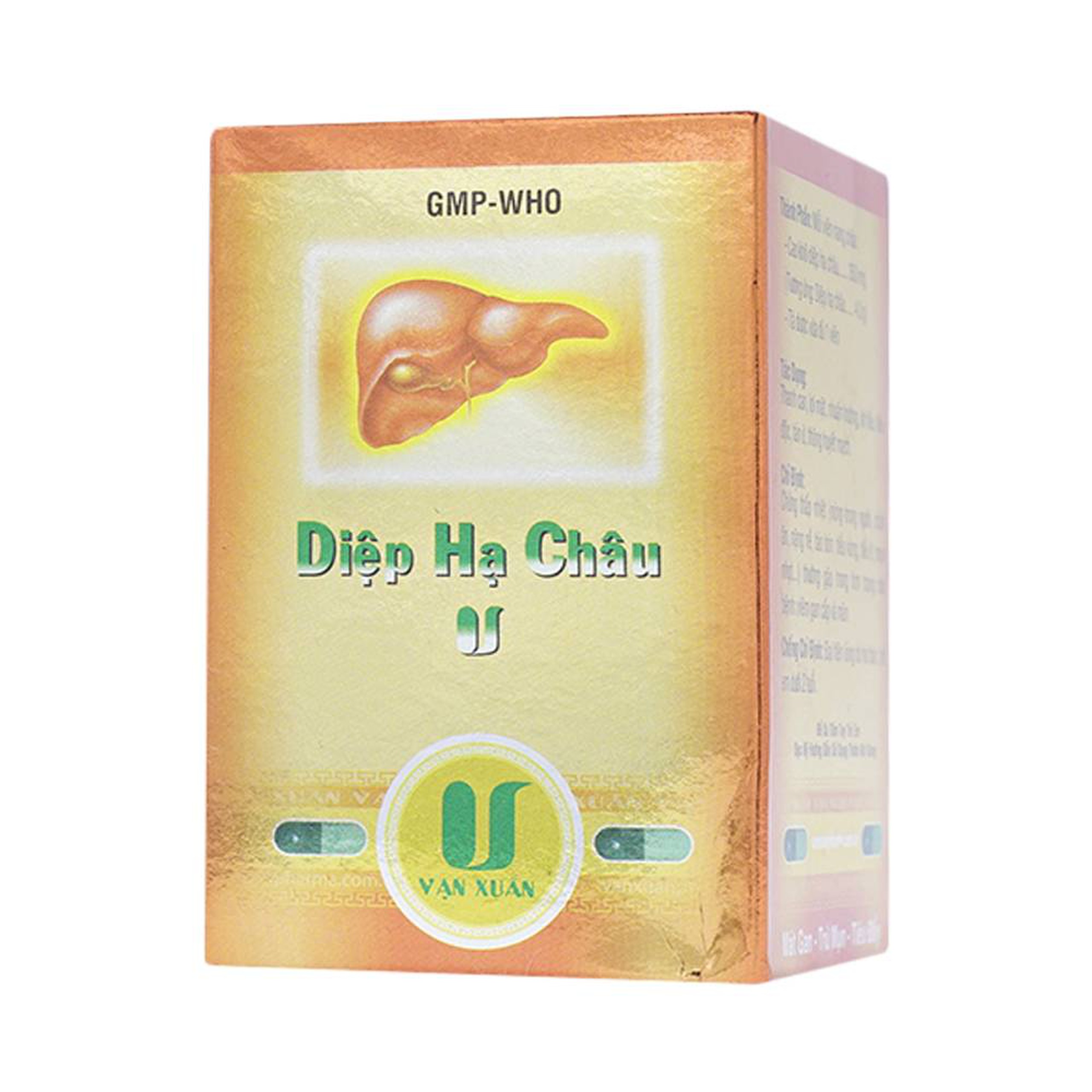 Thuốc Diệp Hạ Châu V Vạn Xuân điều trị chứng thấp nhiệt trong viêm gan cấp và mãn (60 viên)