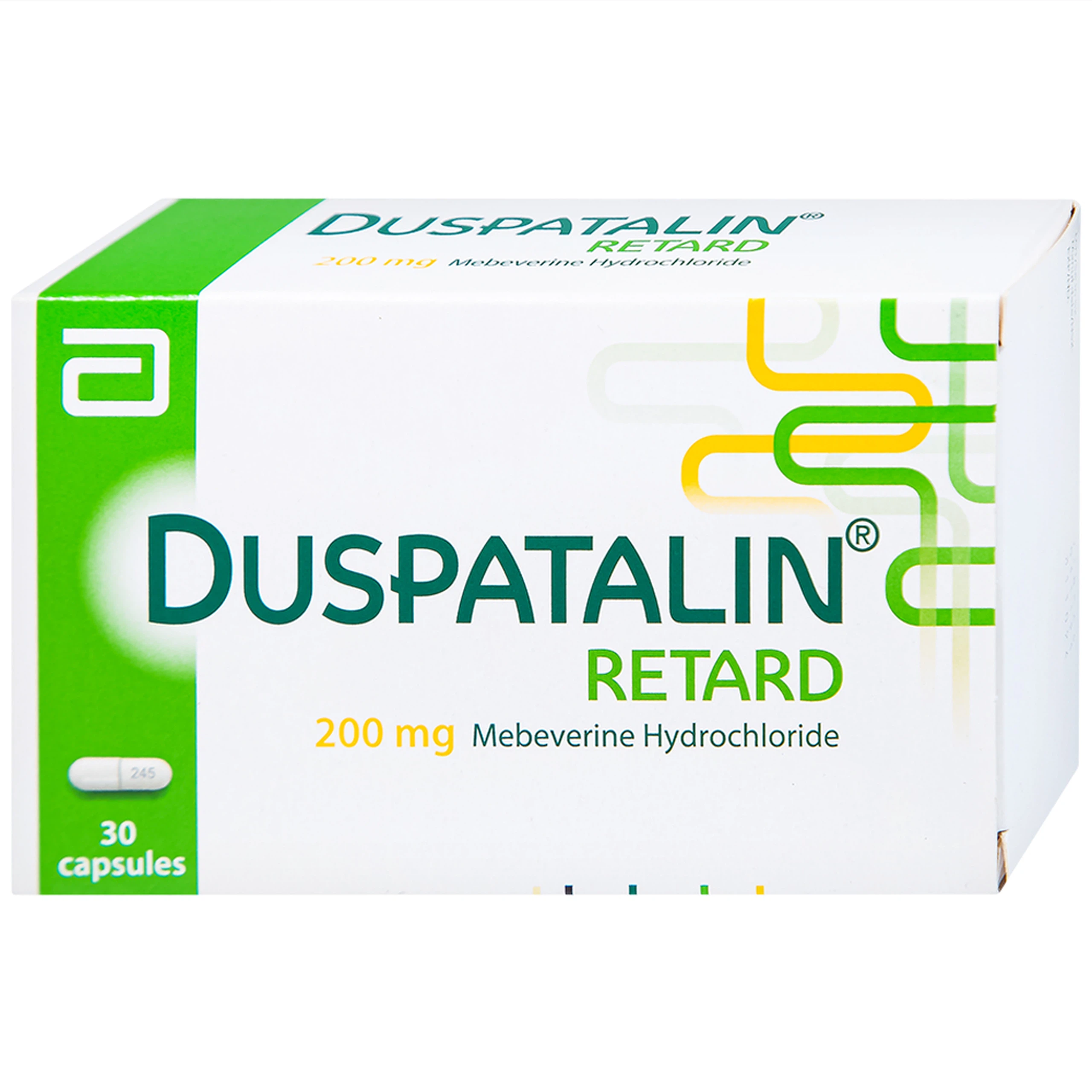 Thuốc Duspatalin Retard Abbott điều trị đau do rối loạn chức năng tiêu hóa và đường mật (30 viên)