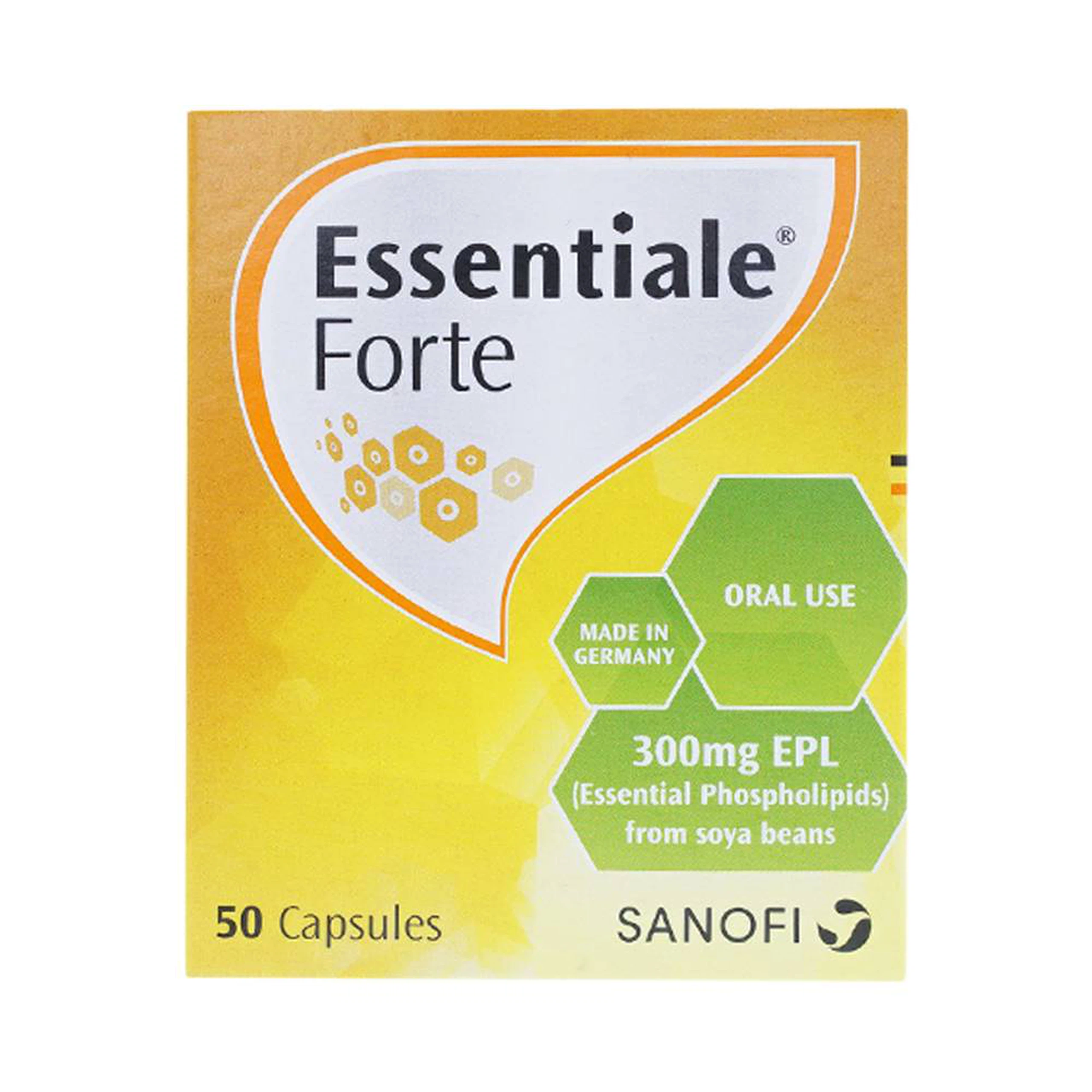 Thuốc Essentiale Forte 300mg Natterman cải thiện các triệu chứng bệnh lý gan (5 vỉ x 10 viên)