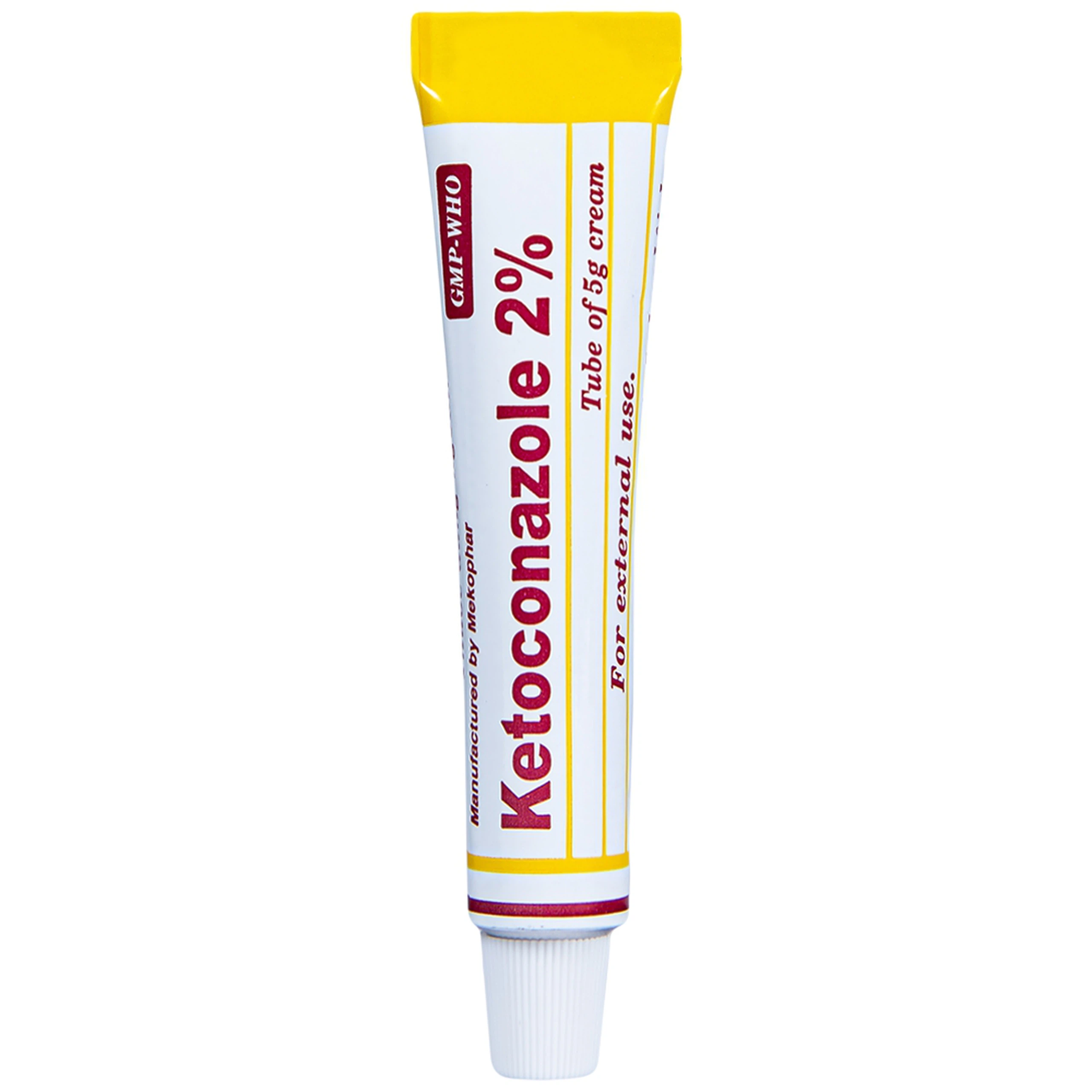 Kem bôi da Ketoconazole 2% Mekophar điều trị nấm ở da và niêm mạc (5g) 