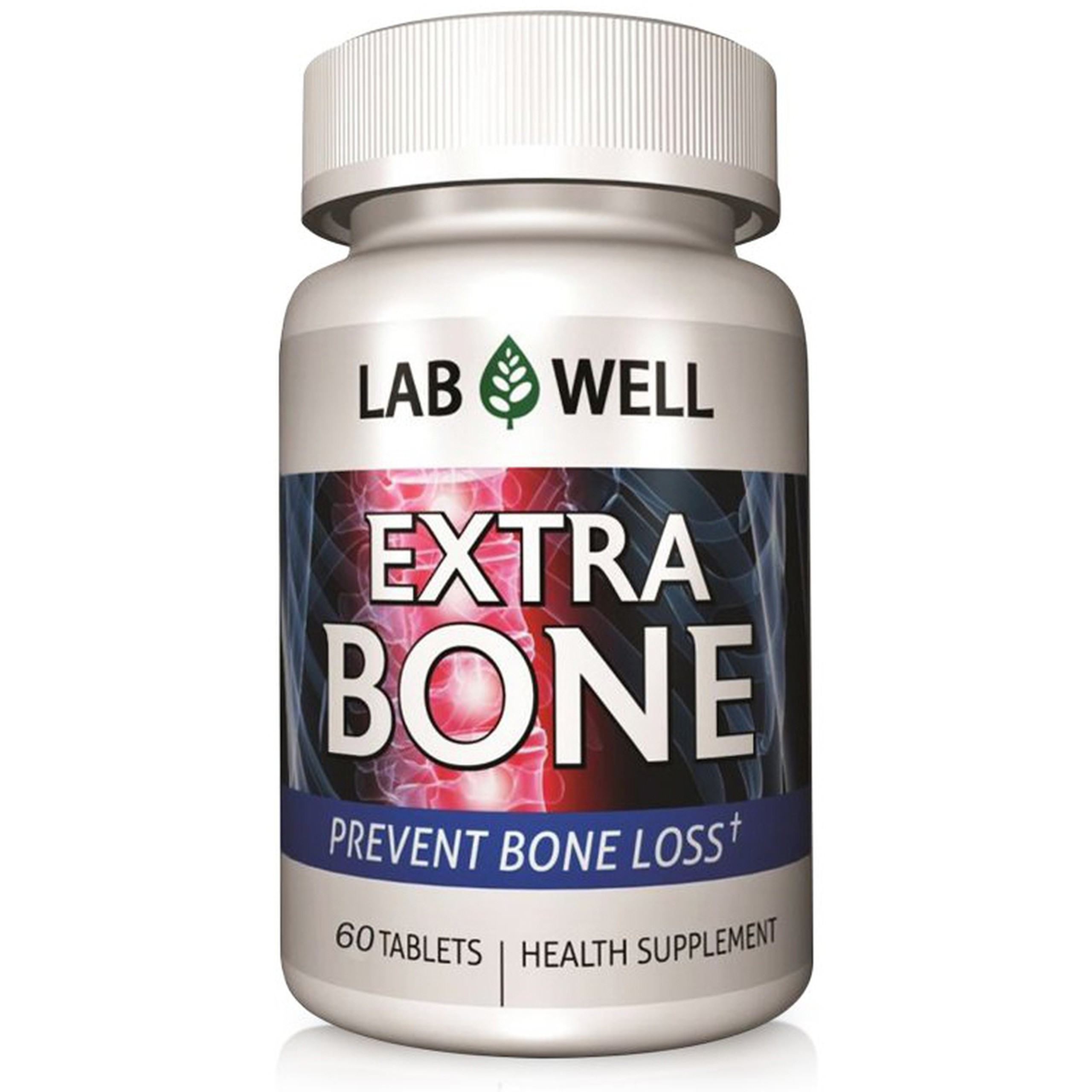 Viên uống Extra Bone Lab Well bổ sung canxi và vitamin D (60 viên)