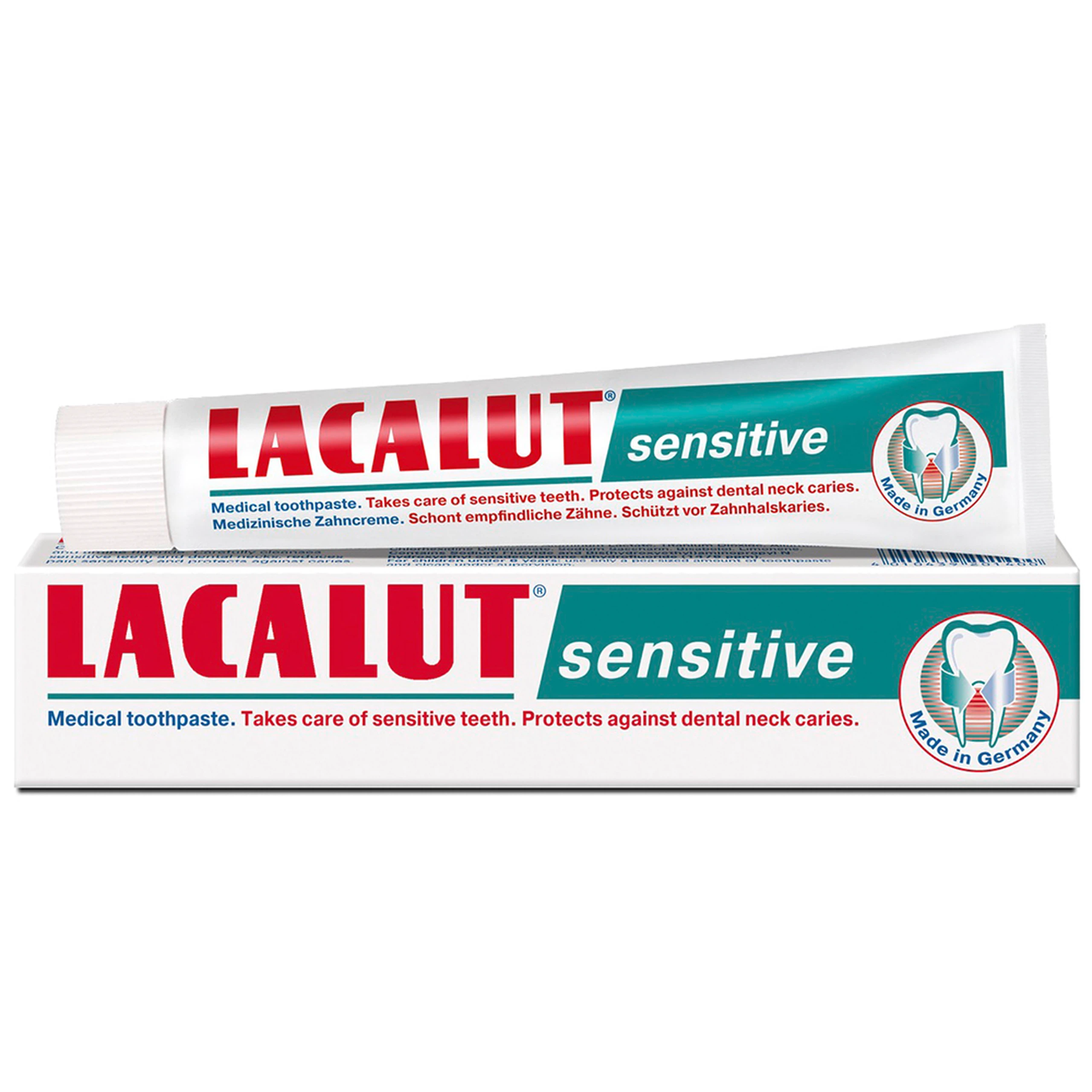 Kem đánh răng Lacalut Sensitive bảo vệ men răng, giảm ê buốt cho răng (75ml)