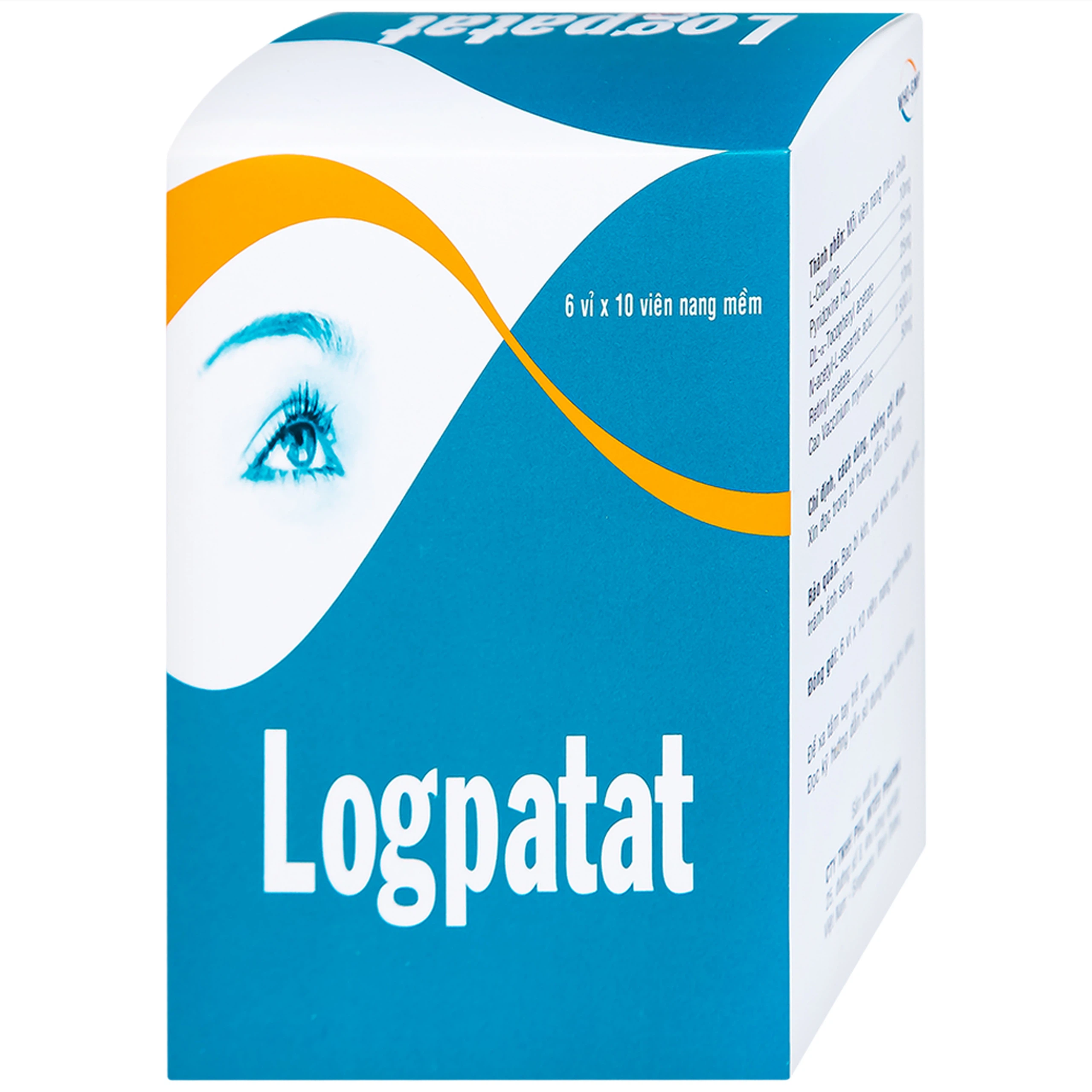 Viên nang mềm Logpatat Phil Inter hỗ trợ điều trị bệnh lý về mắt, cận thị, quáng gà (6 vỉ x 10 viên)