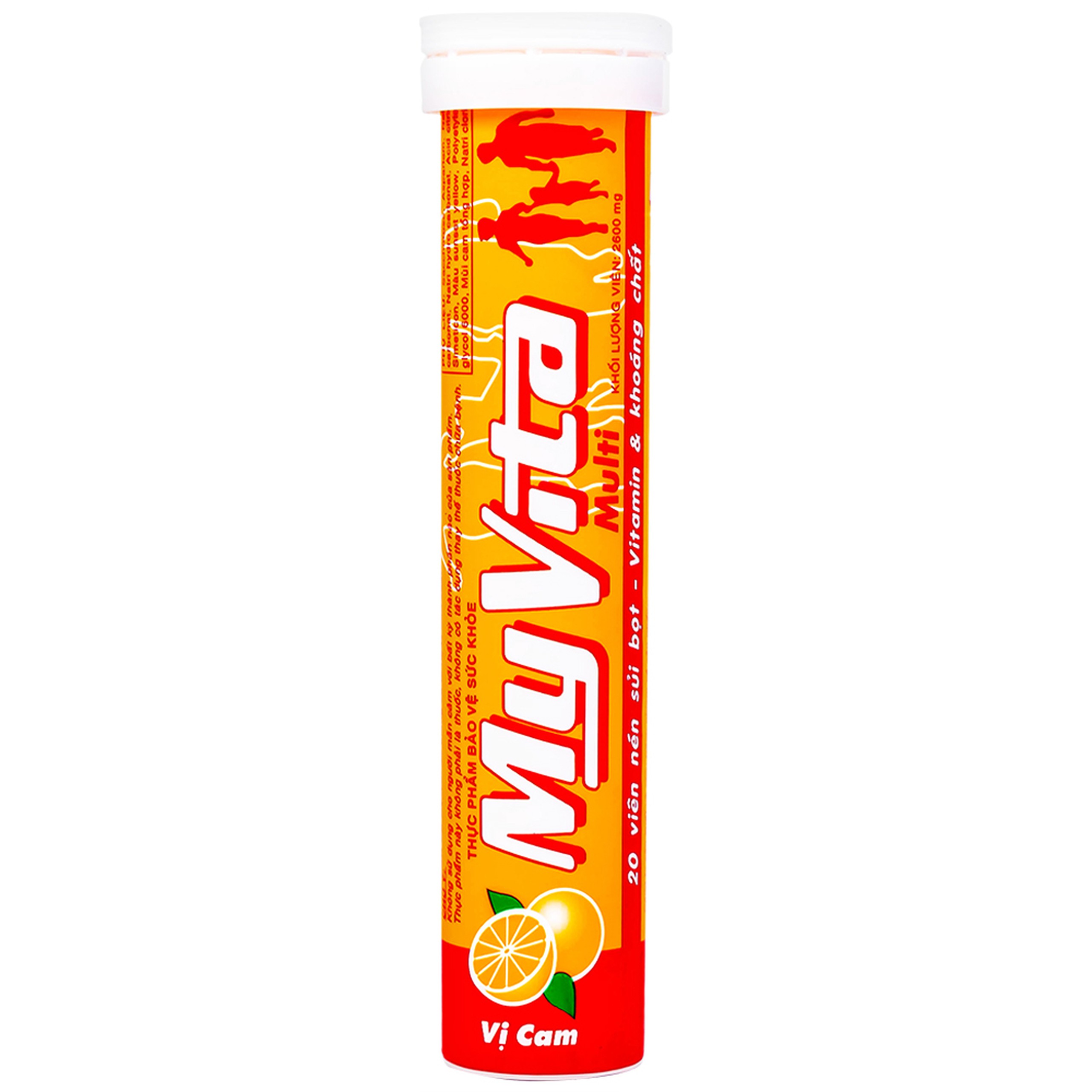 Viên sủi MyVita Multi SPM vị cam bổ sung Vitamin và khoáng chất (20 viên)