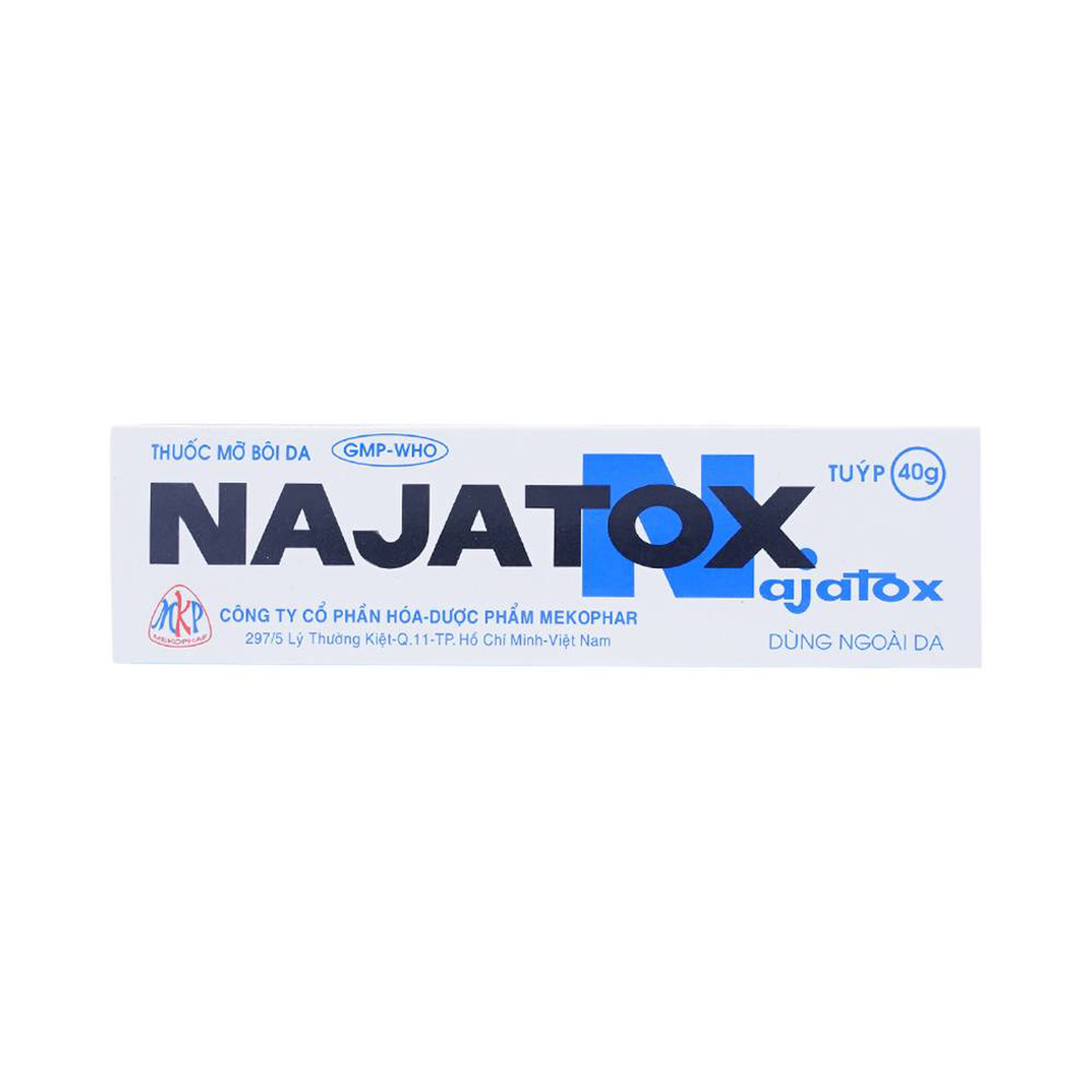 Thuốc mỡ bôi da Najatox Mekophar điều trị đau khớp, đau dây thần kinh, đau cơ (40g)