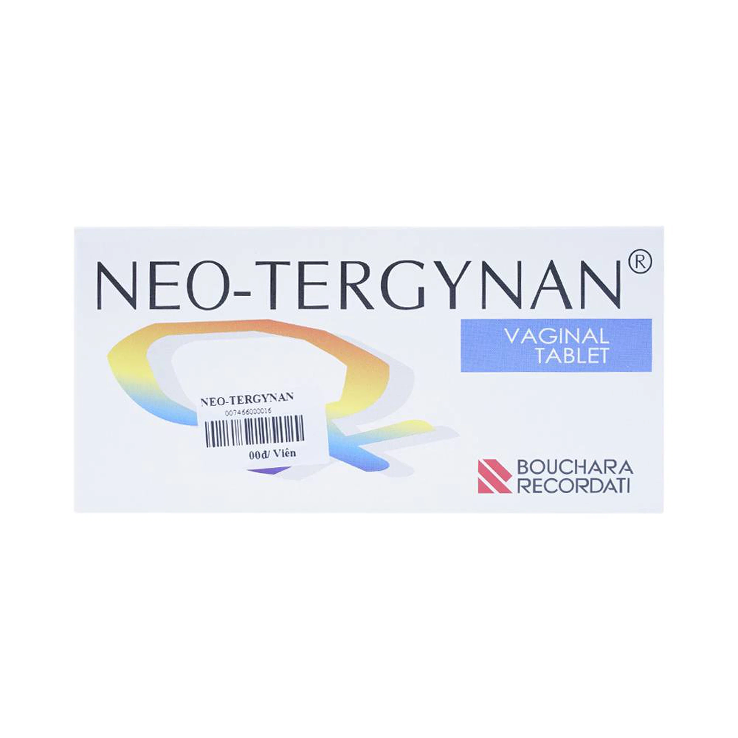 Viên đặt âm đạo Neo-Tergynan Bouchara điều trị viêm âm đạo (1 vỉ x 10 viên)