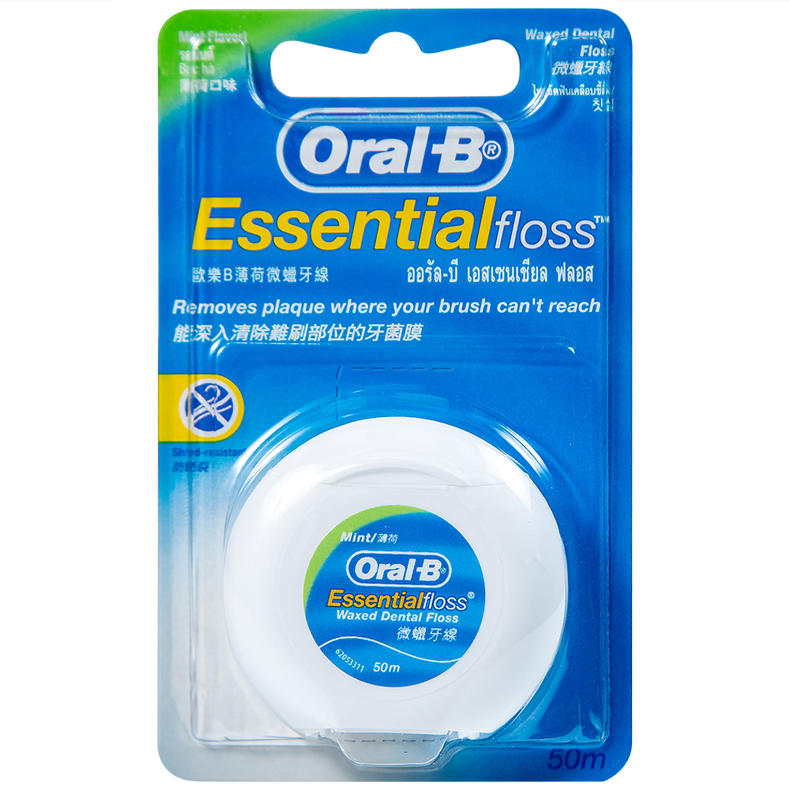 Chỉ nha khoa Oral-B Essential Floss làm sạch giữa các khe răng (6 cuộn)