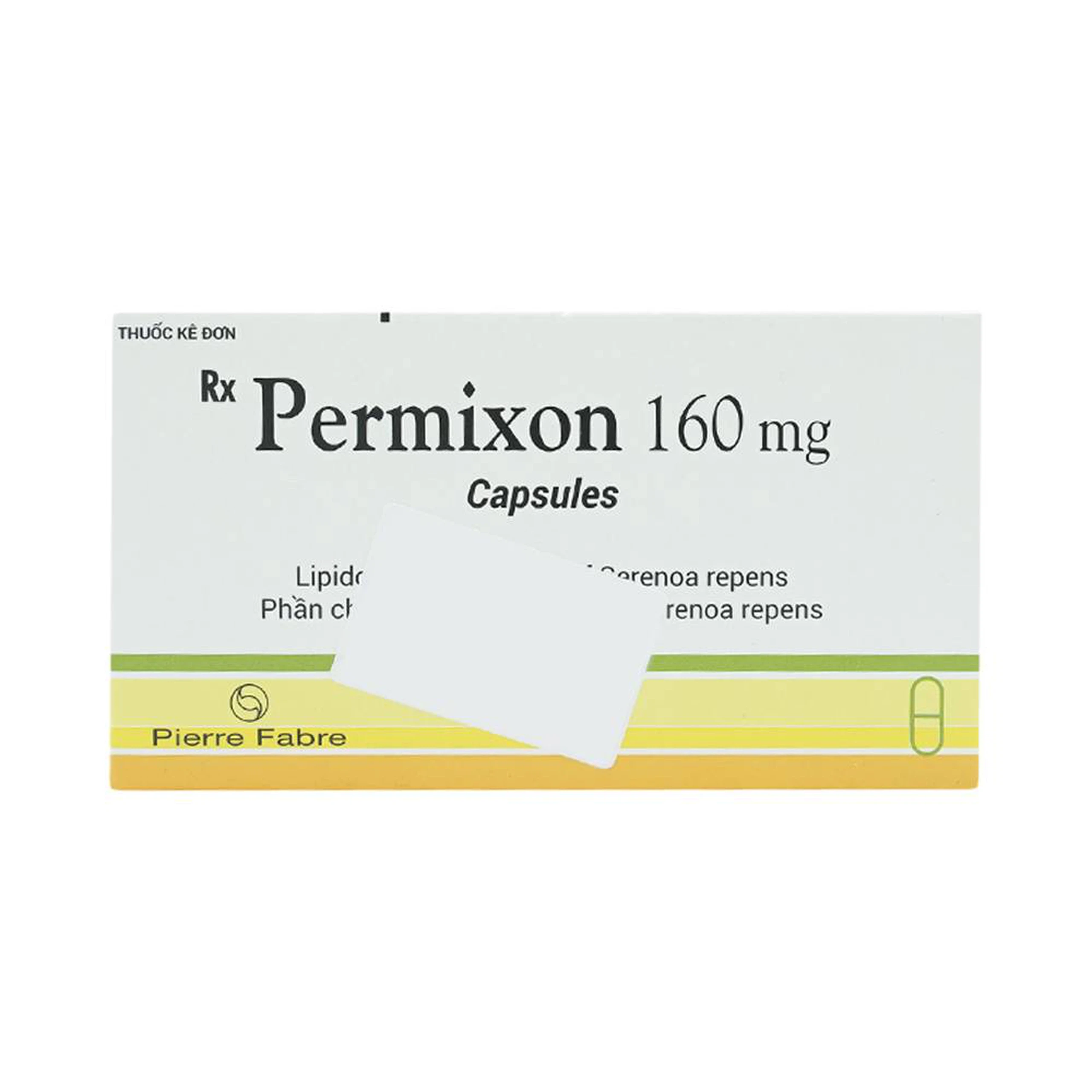 Thuốc Permixon 160mg Piere Fabre điều trị phì đại lành tính của tuyến tiền liệt (4 vỉ x 15 viên)