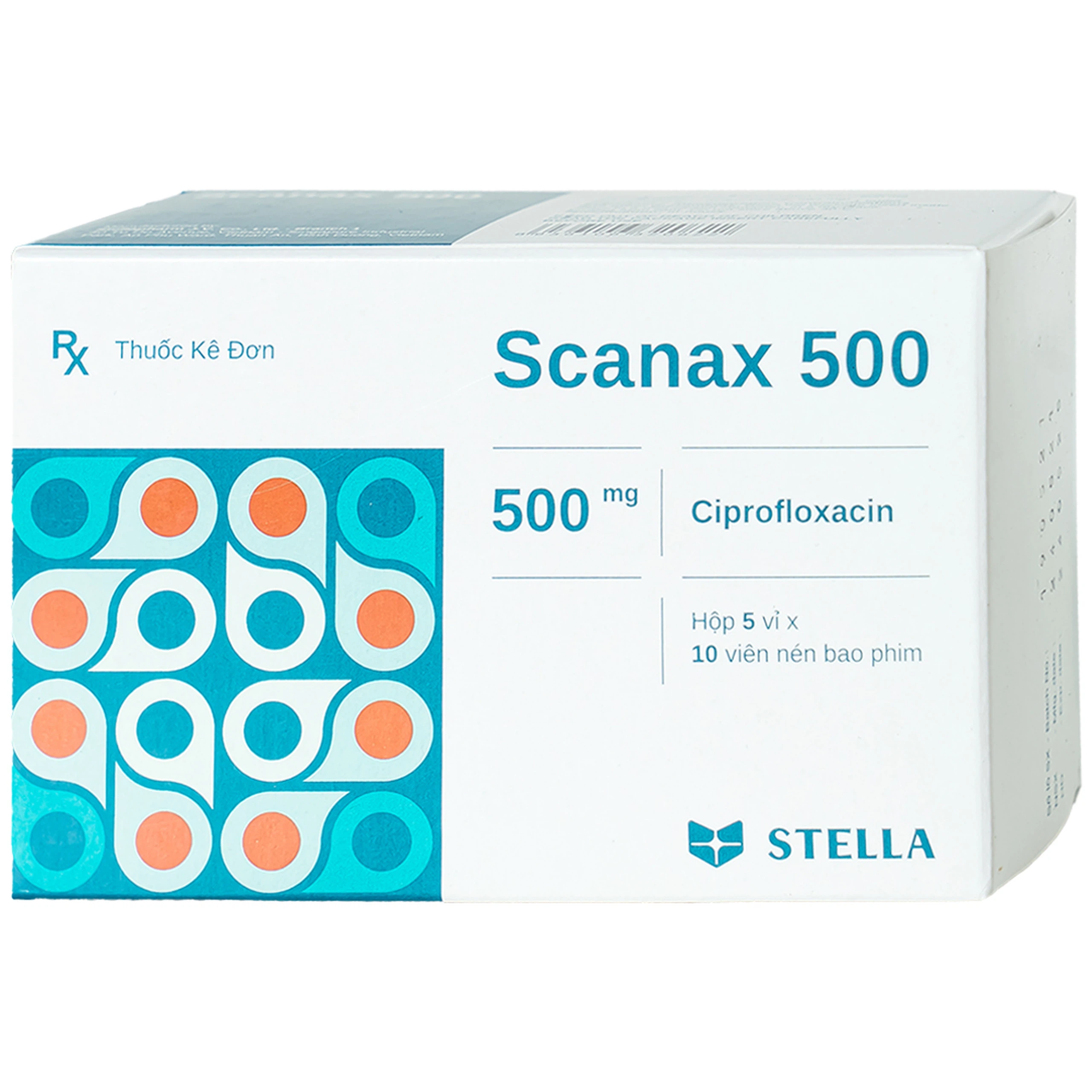 Thuốc Scanax 500 Stella điều trị nhiễm khuẩn (5 vỉ x 10 viên)