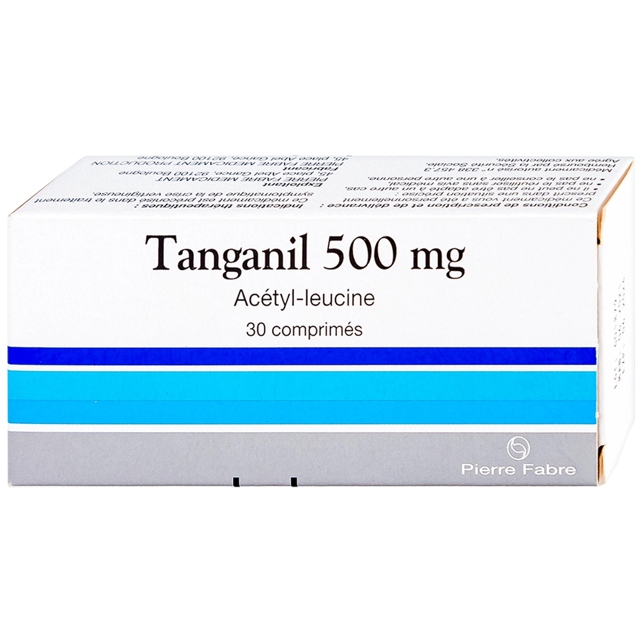 Thuốc Tanganil 500mg Pierre Fabre điều trị cơn chóng mặt (3 vỉ x 10 viên)