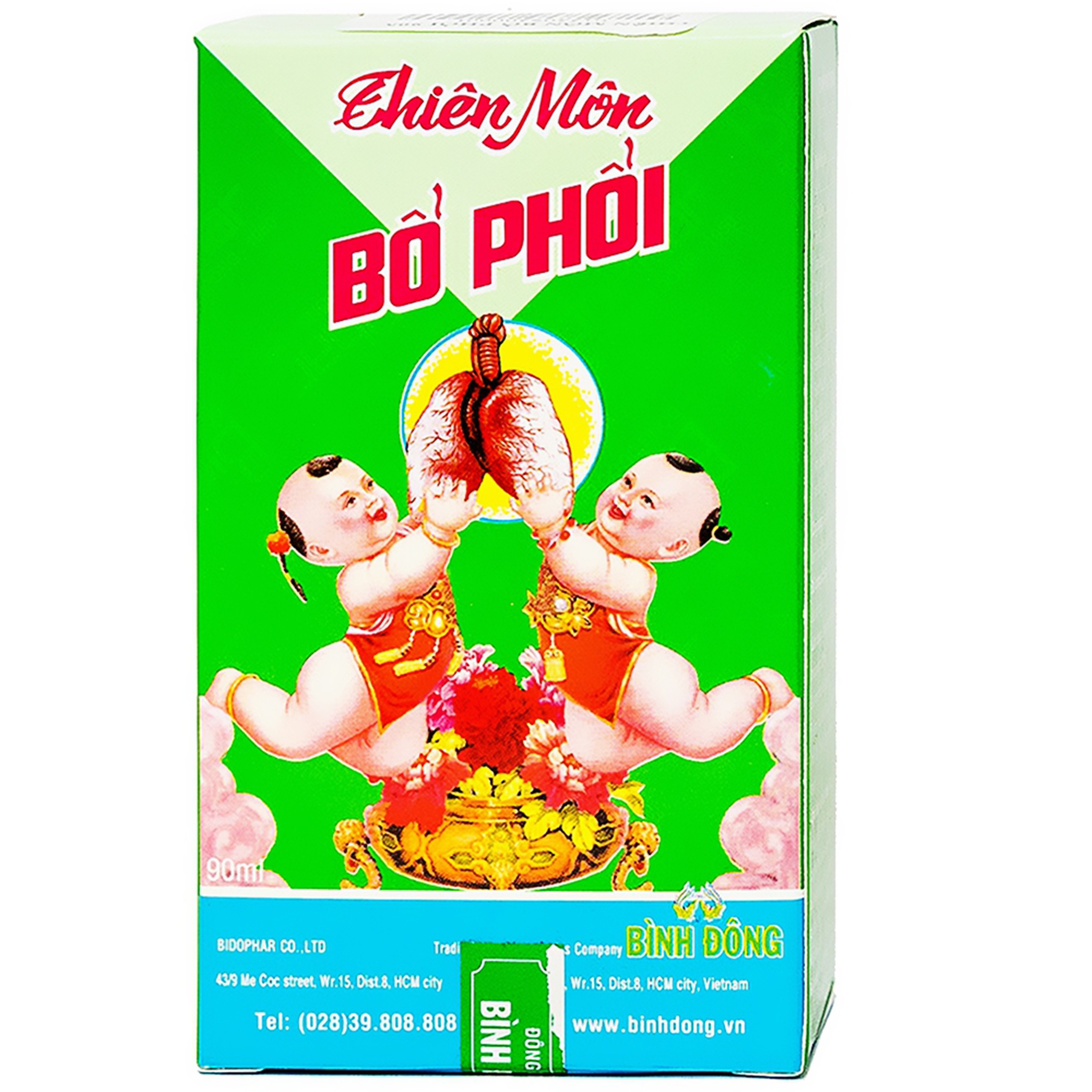 Dung dịch Thiên Môn Bổ Phổi Bình Đông giúp giảm ho, bổ phổi (90ml)