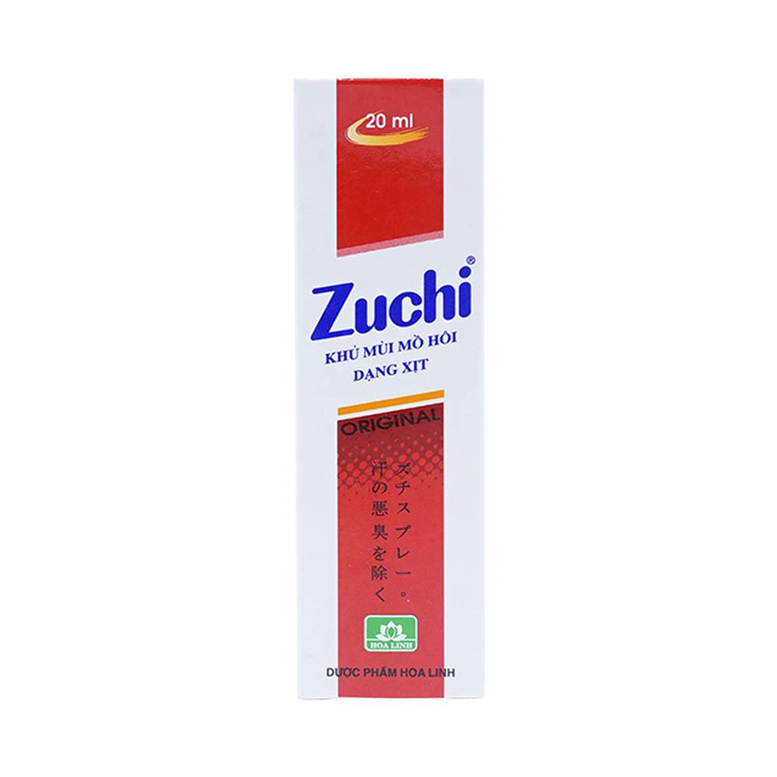 Chai xịt Zuchi Hoa Linh khử mùi hôi cơ thể (20ml)