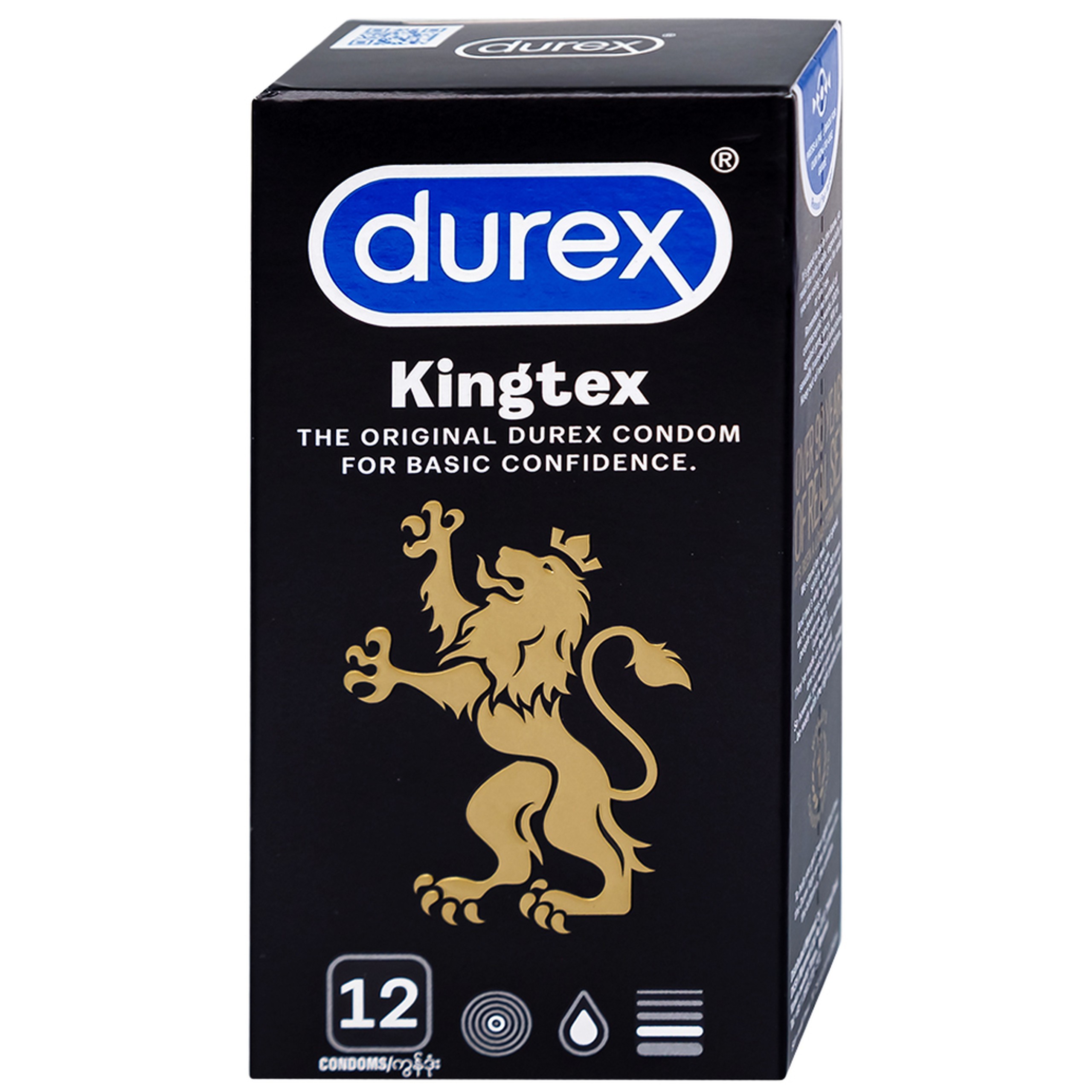 Bao cao su Durex Kingtex ôm sát, vừa vặn (49mm - 12 cái)
