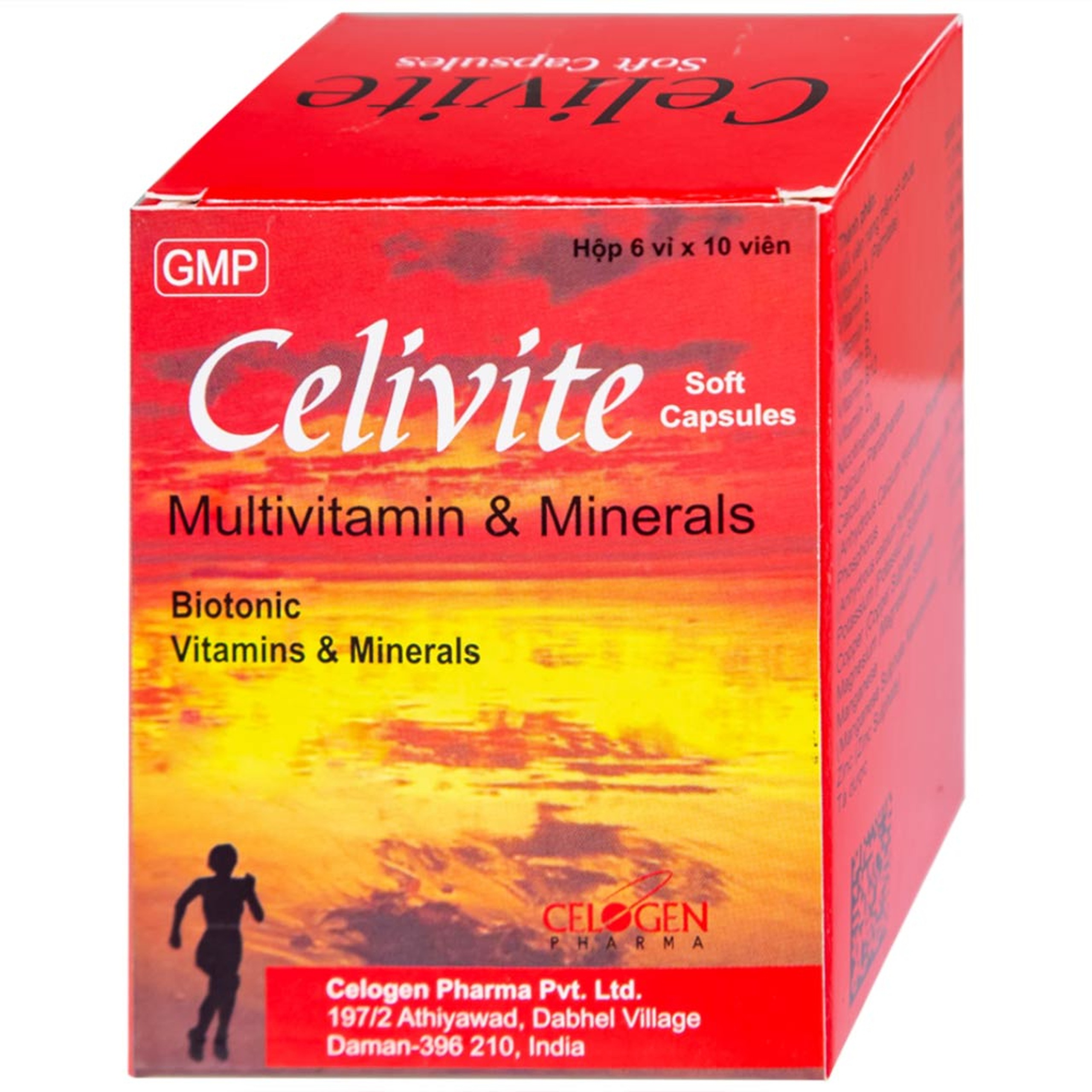Thuốc Celivite Celogen Pharma bổ sung vitamin và khoáng chất (6 vỉ x 10 viên)