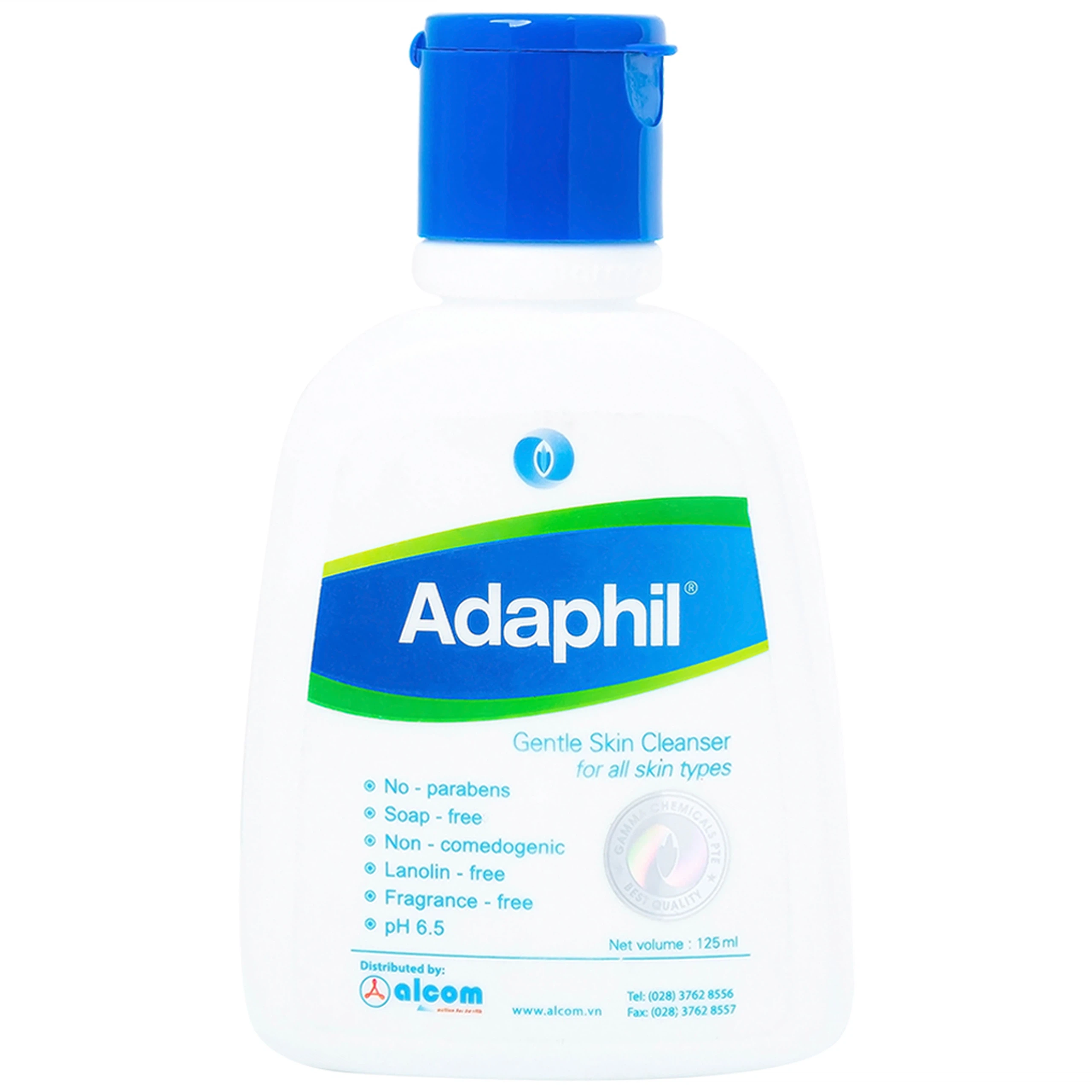 Sữa rửa mặt và toàn thân cao cấp Adaphil Gentle Skin Cleanser Gamma dành cho mọi loại da (125ml)