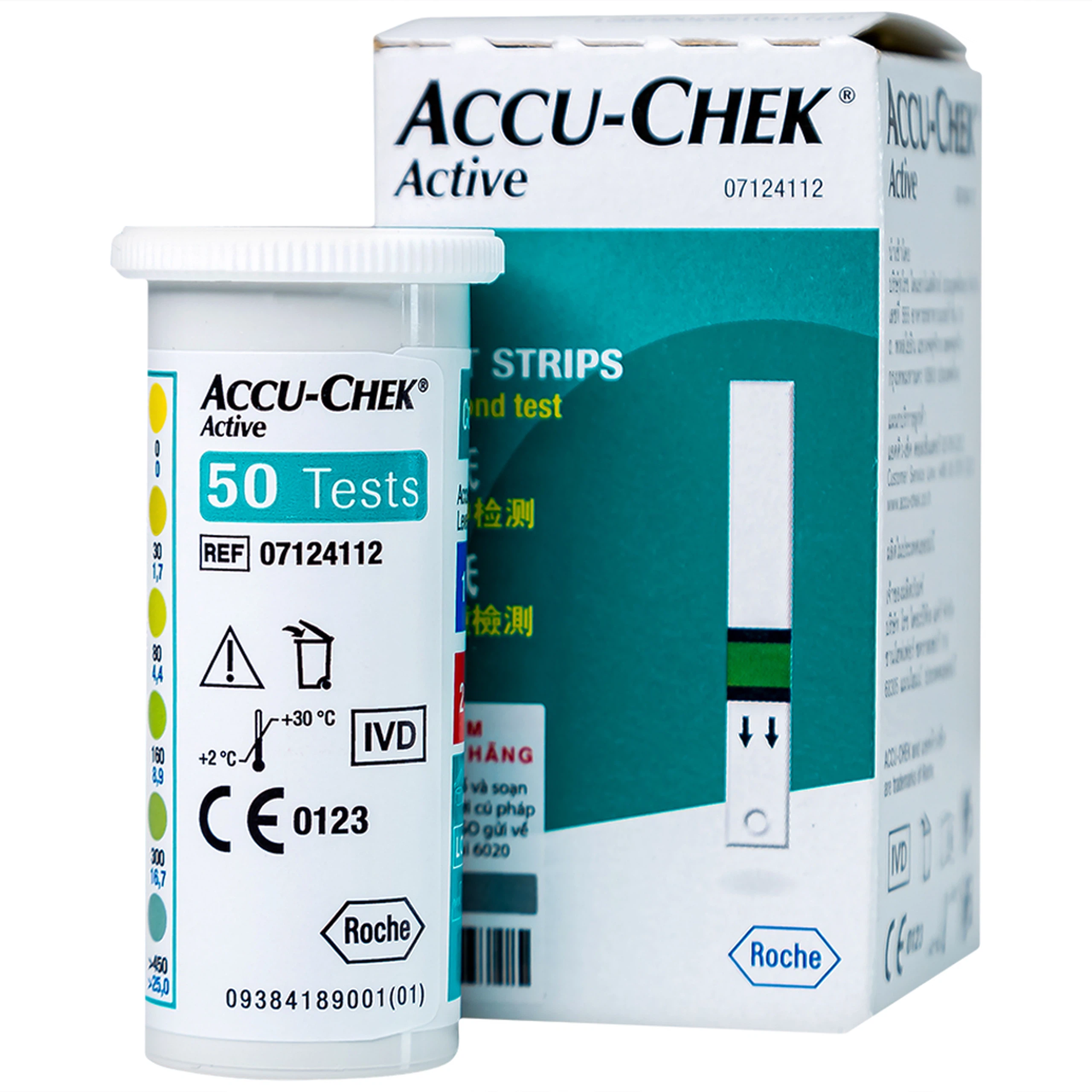 Que thử đường huyết Accu-Chek Active dùng cho máy Accu-Chek Active (50 cái)