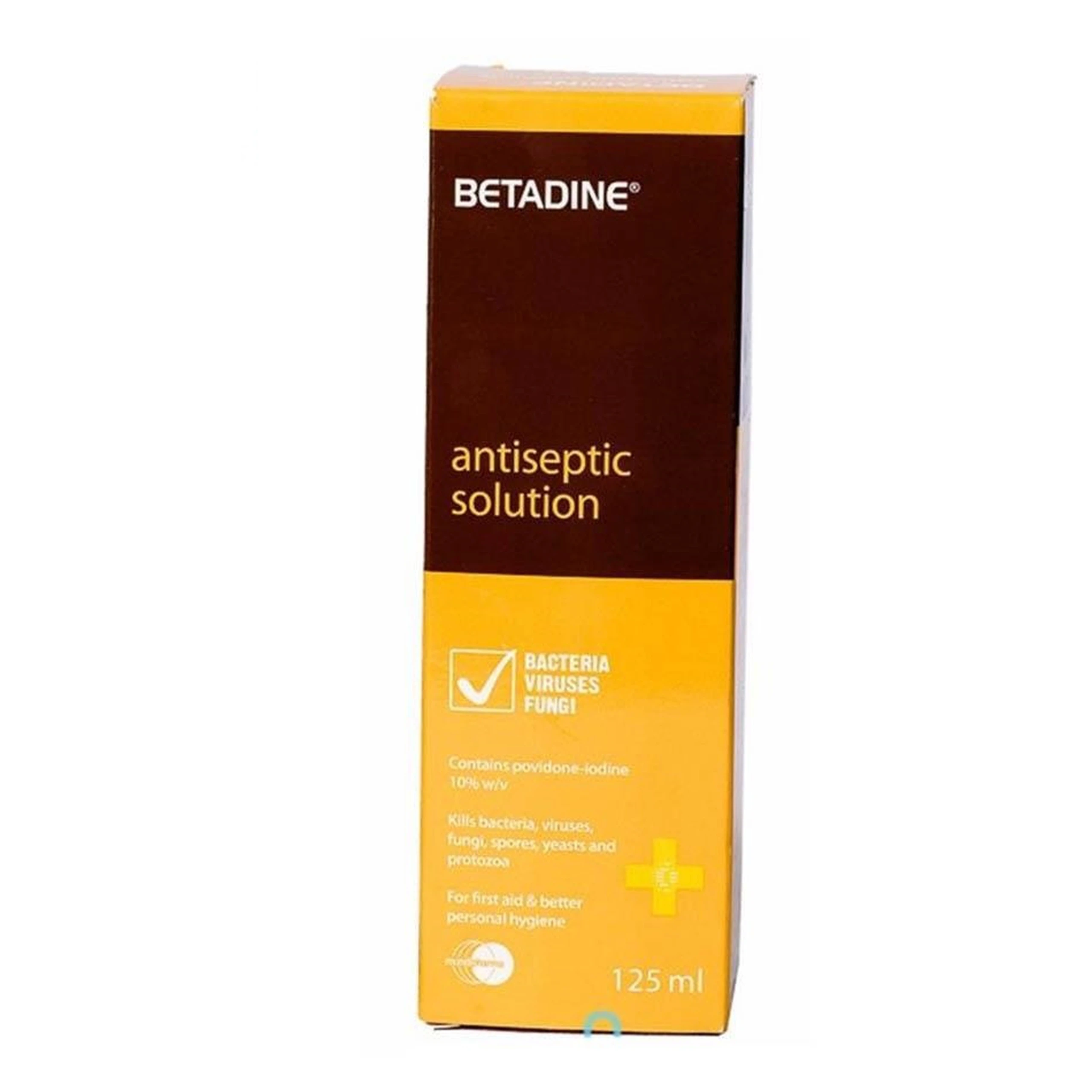 Dung dịch sát khuẩn Betadine Antiseptic Solution hỗ trợ sát khuẩn vết thương (125ml) 