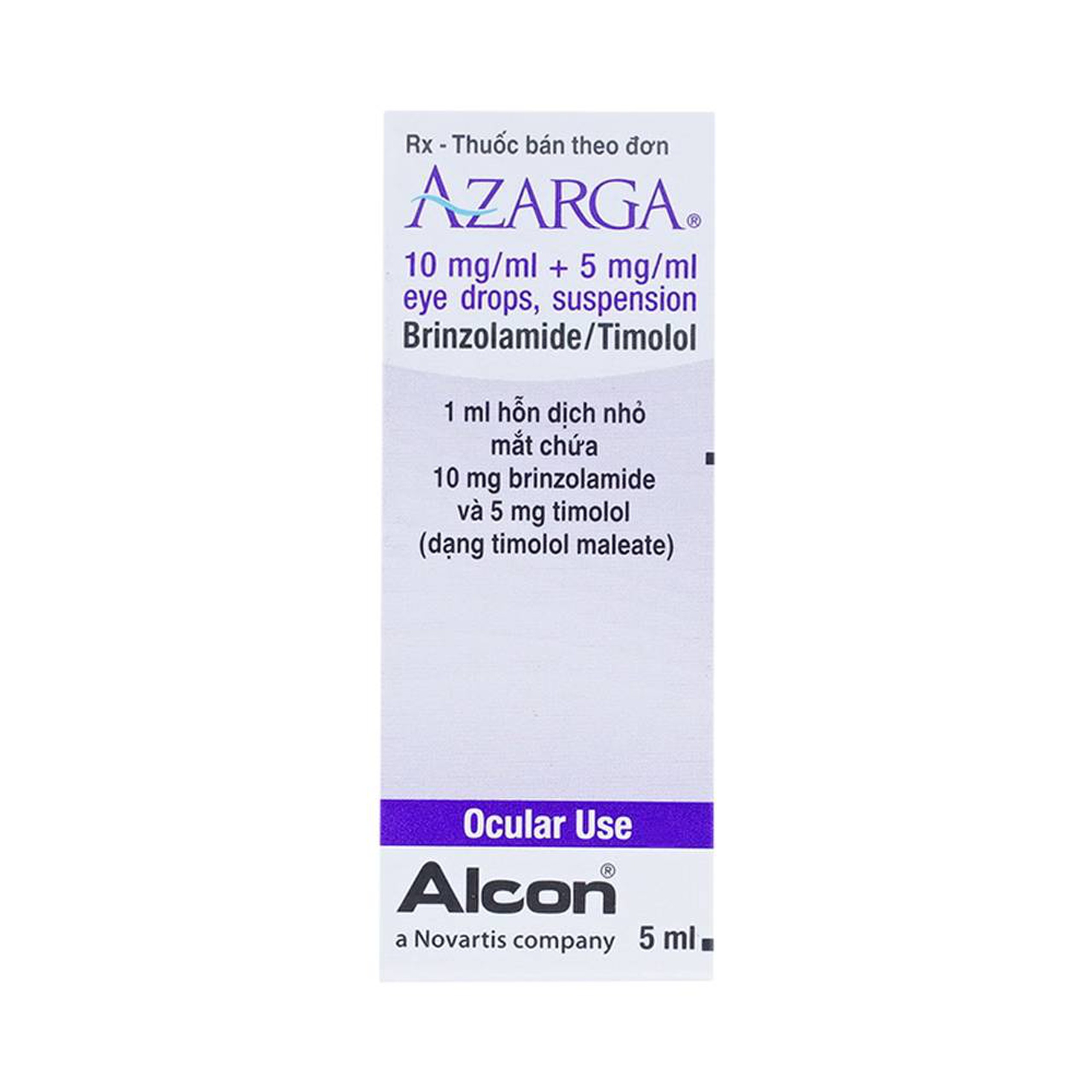 Thuốc nhỏ mắt Azarga Alcon giảm áp lực nội nhãn (5ml)