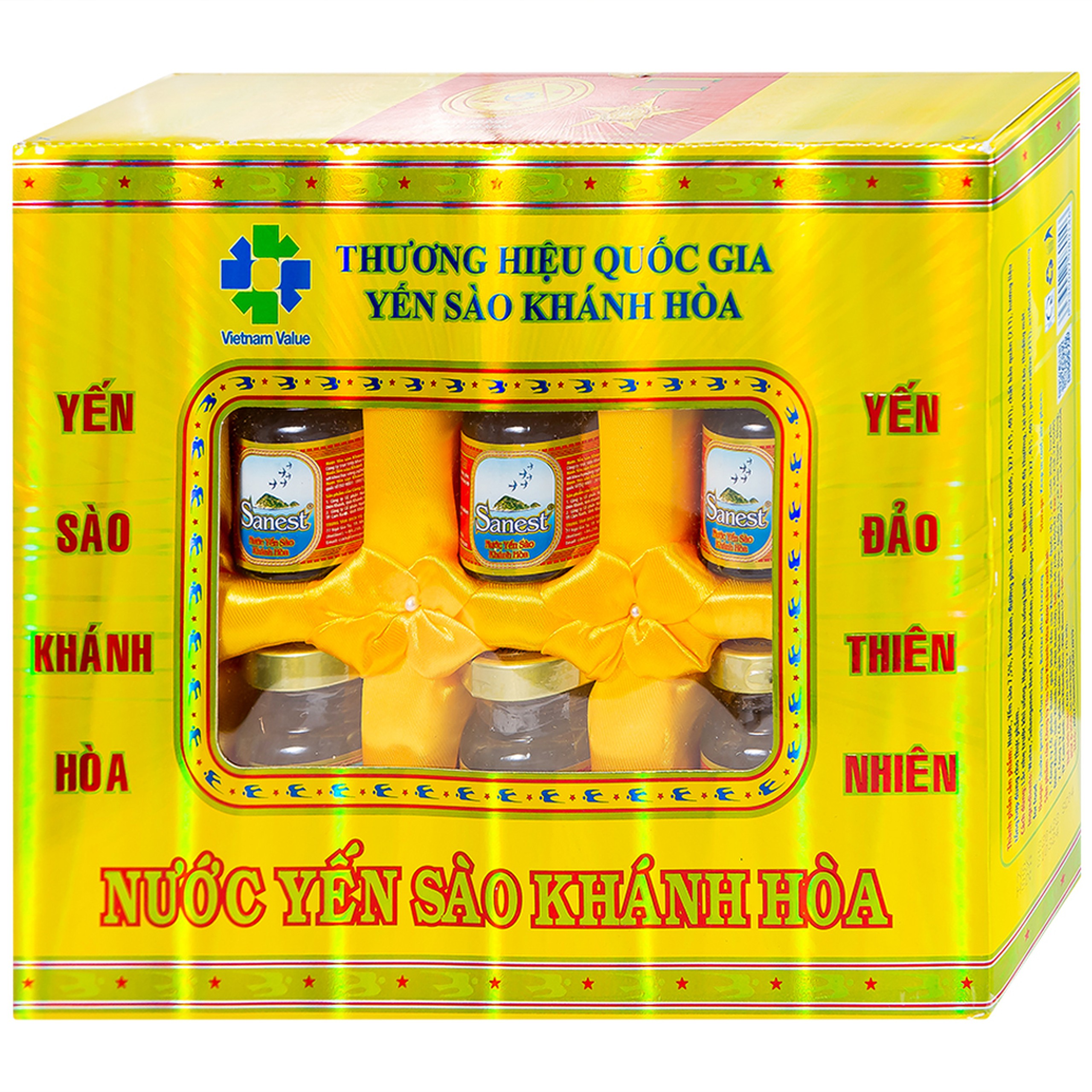 Nước yến sào Sanest Khánh Hoà hỗ trợ tăng sức đề kháng cho cơ thể (6 hũ x 70ml)