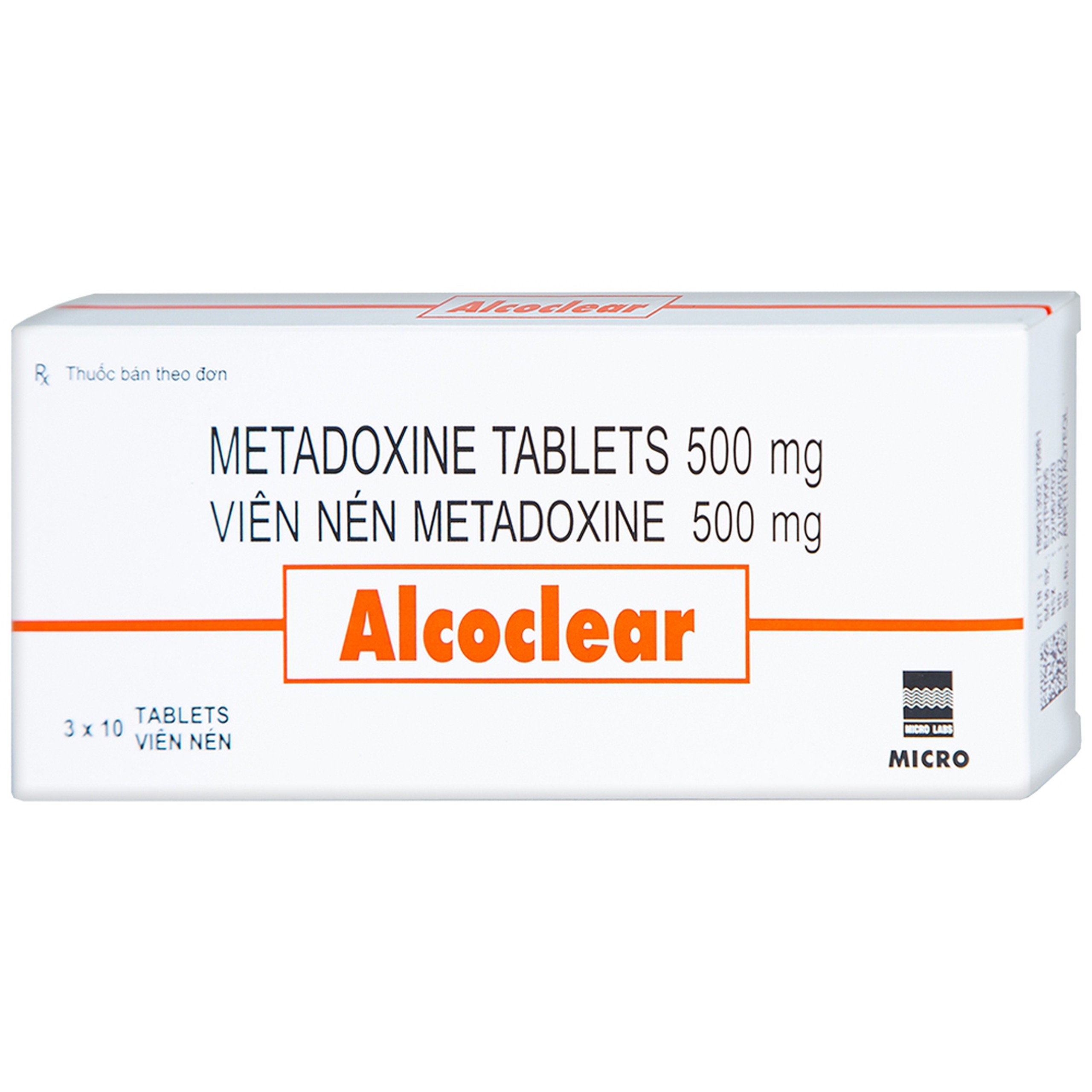 Thuốc Alcoclear Micro hỗ trợ điều trị các bệnh về gan do rượu (3 vỉ x 10 viên)