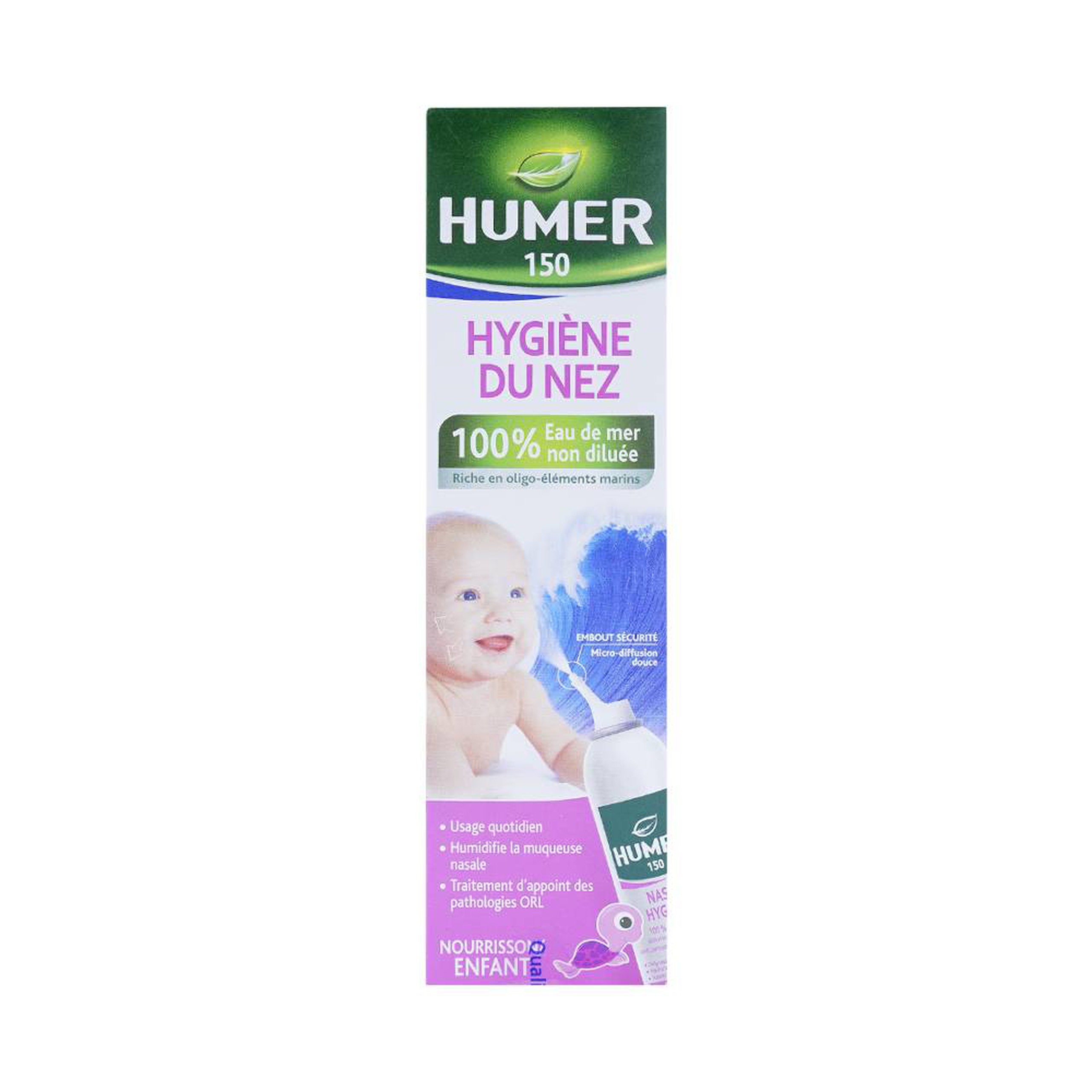 Dung dịch xịt Hygiène Du Nez Humer vệ sinh mũi cho trẻ em dưới 15 tuổi (150ml)