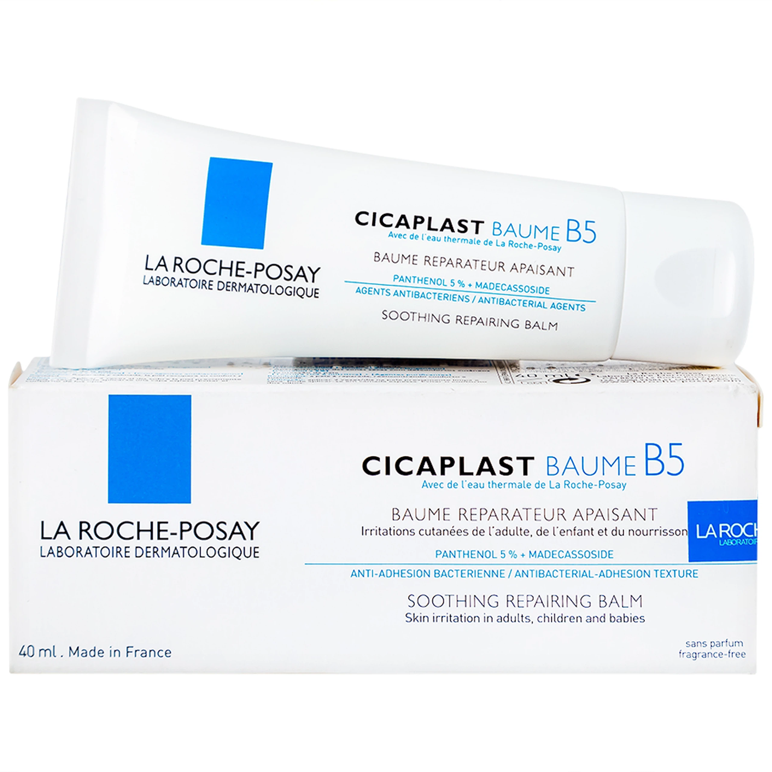 Kem La Roche-Posay Cicaplast Baume B5 phục hồi và làm dịu các vùng da khô, da kích ứng cho bé (40ml)
