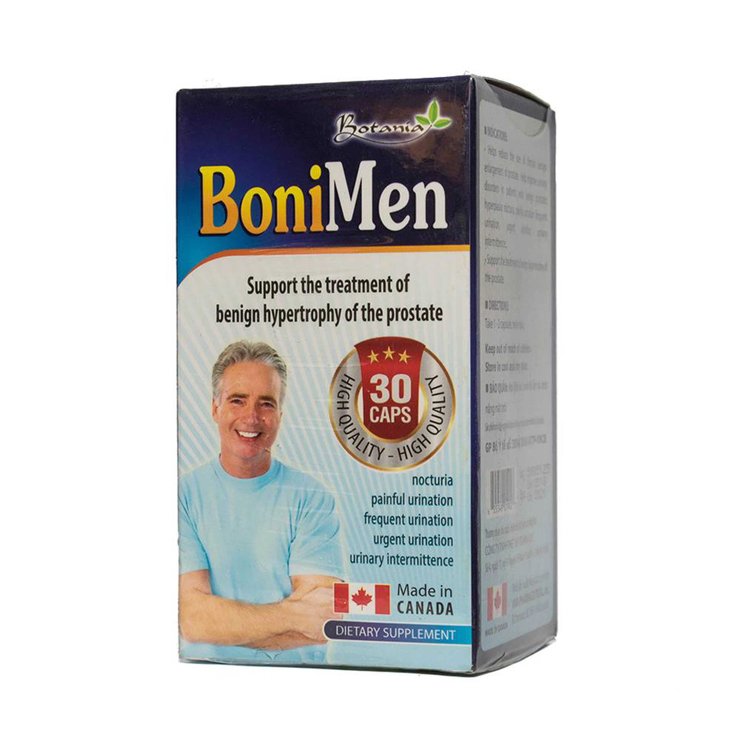 Viên uống BoniMen Botania điều trị bệnh phì đại tuyến tiền liệt (30 viên)