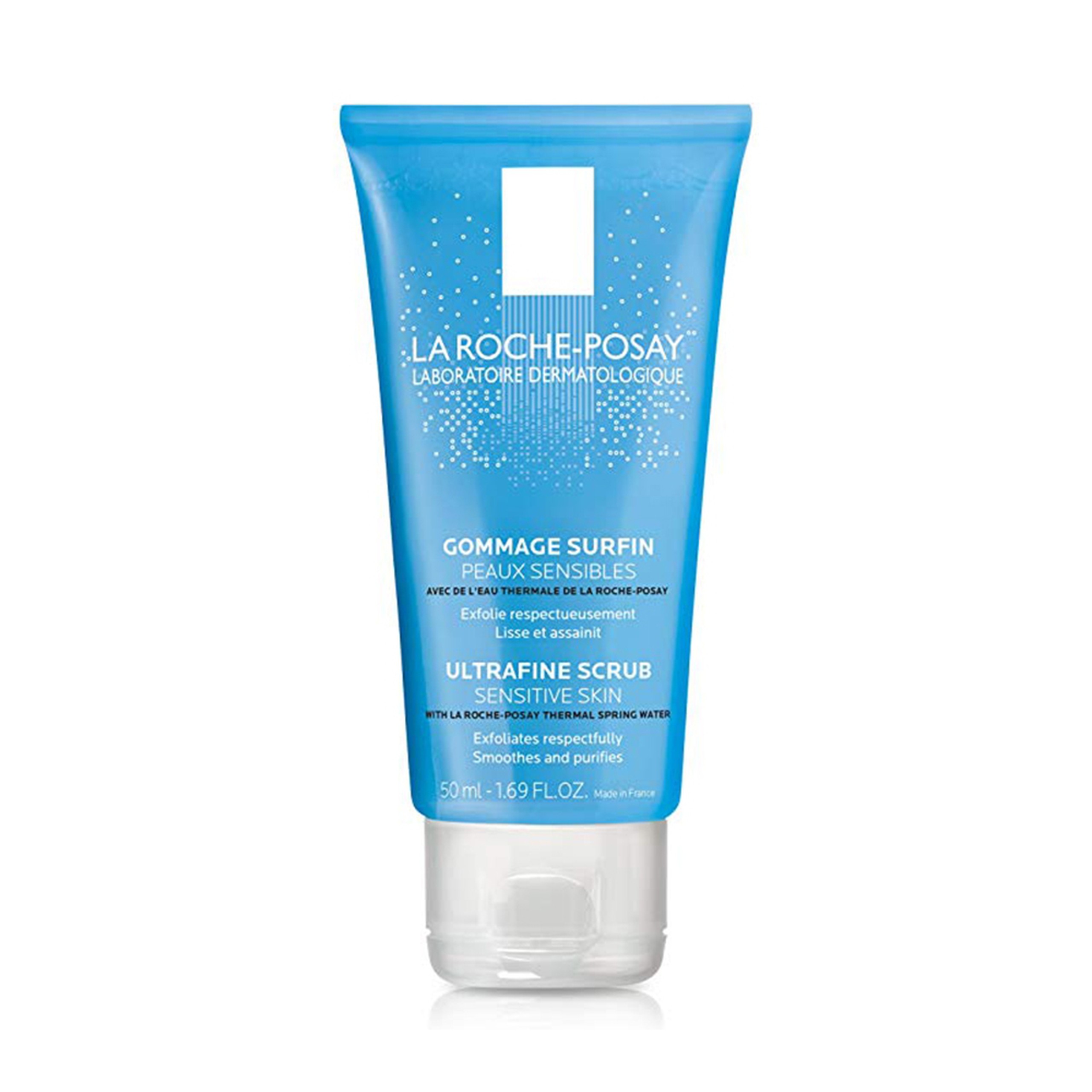Gel La Roche-Posay Ultrafine Scrub Sensitive Skin hỗ trợ loại bỏ bã nhờn, tế bào chết (50ml)