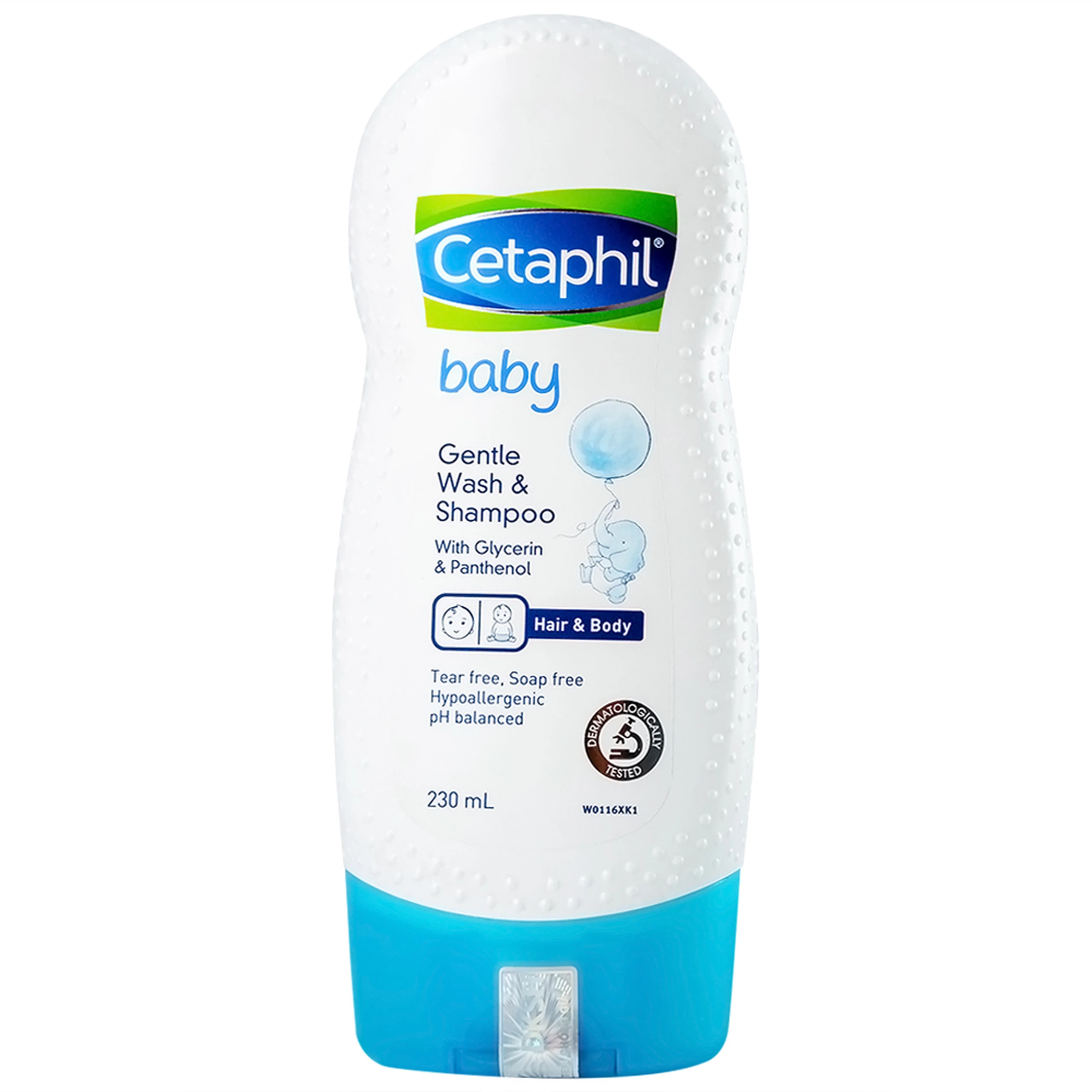 Sữa tắm và gội cho trẻ em Cetaphil Baby Gentle Wash And Shampoo (230ml)