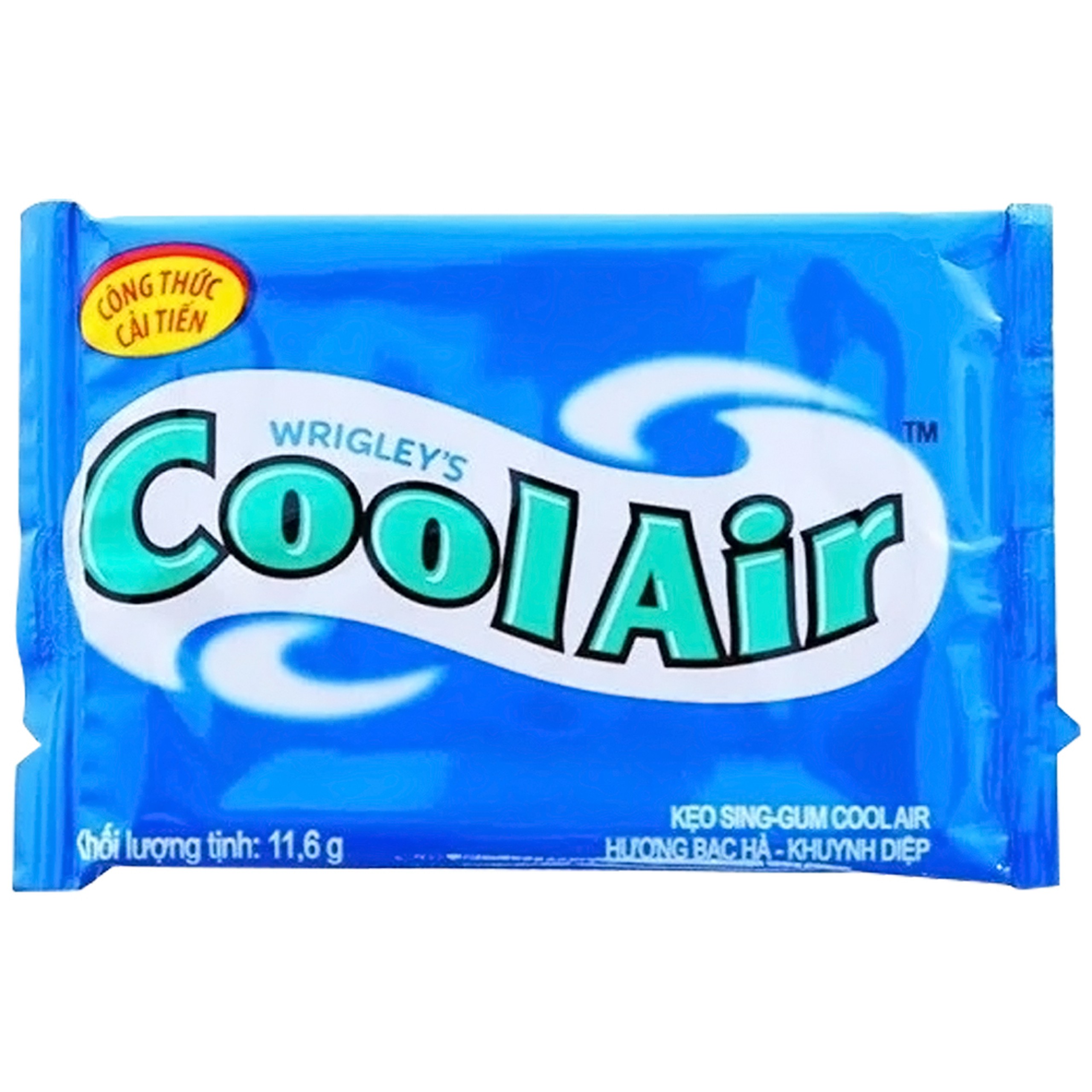 Kẹo sing-gum Cool Air Hương Bạc Hà sát khuẩn, thơm miệng, ngăn ngừa sâu răng (11.6g)