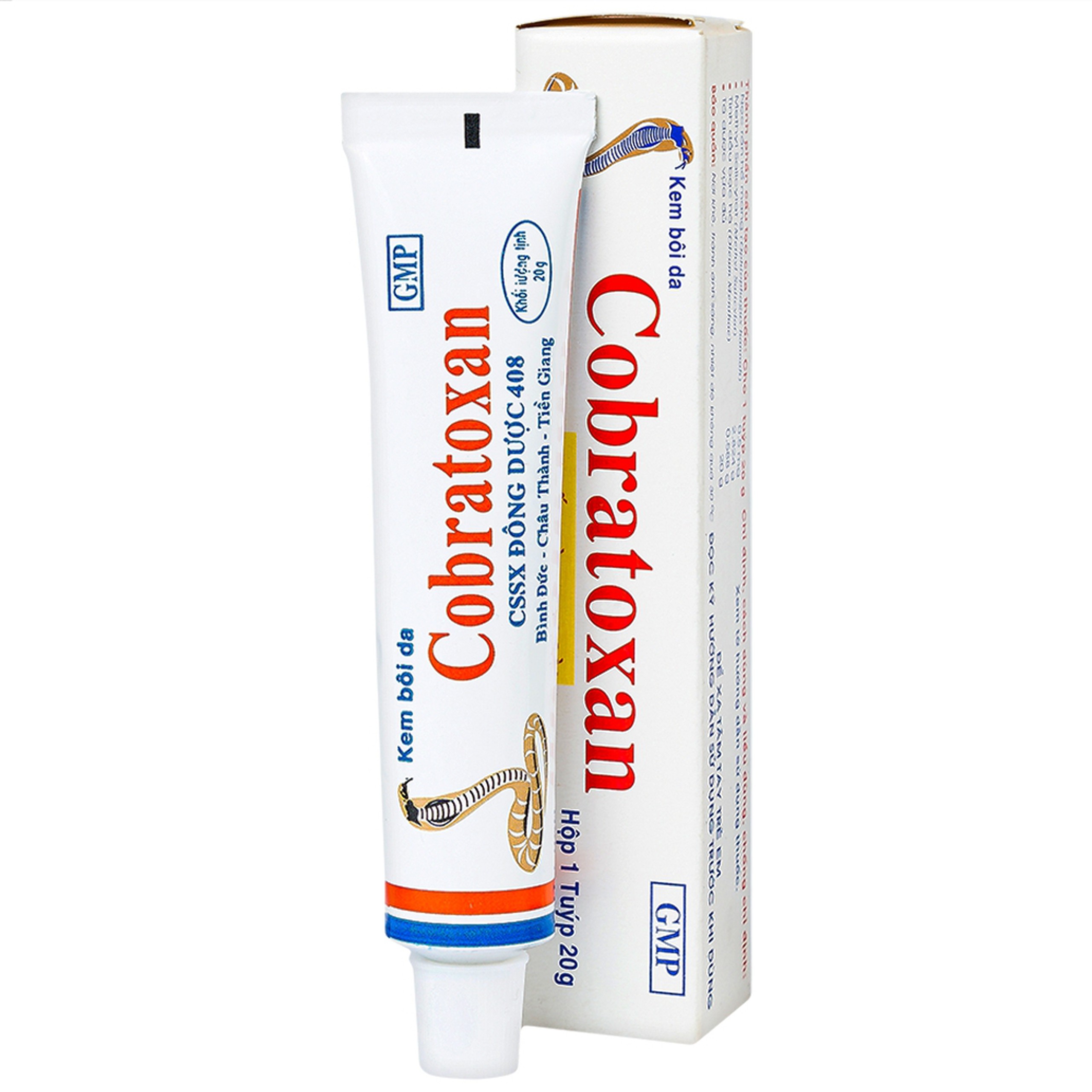 Kem xoa nọc rắn Cobratoxan 20g Đông Dược 408 tác dụng điều trị đau xương khớp (10 tuýp)