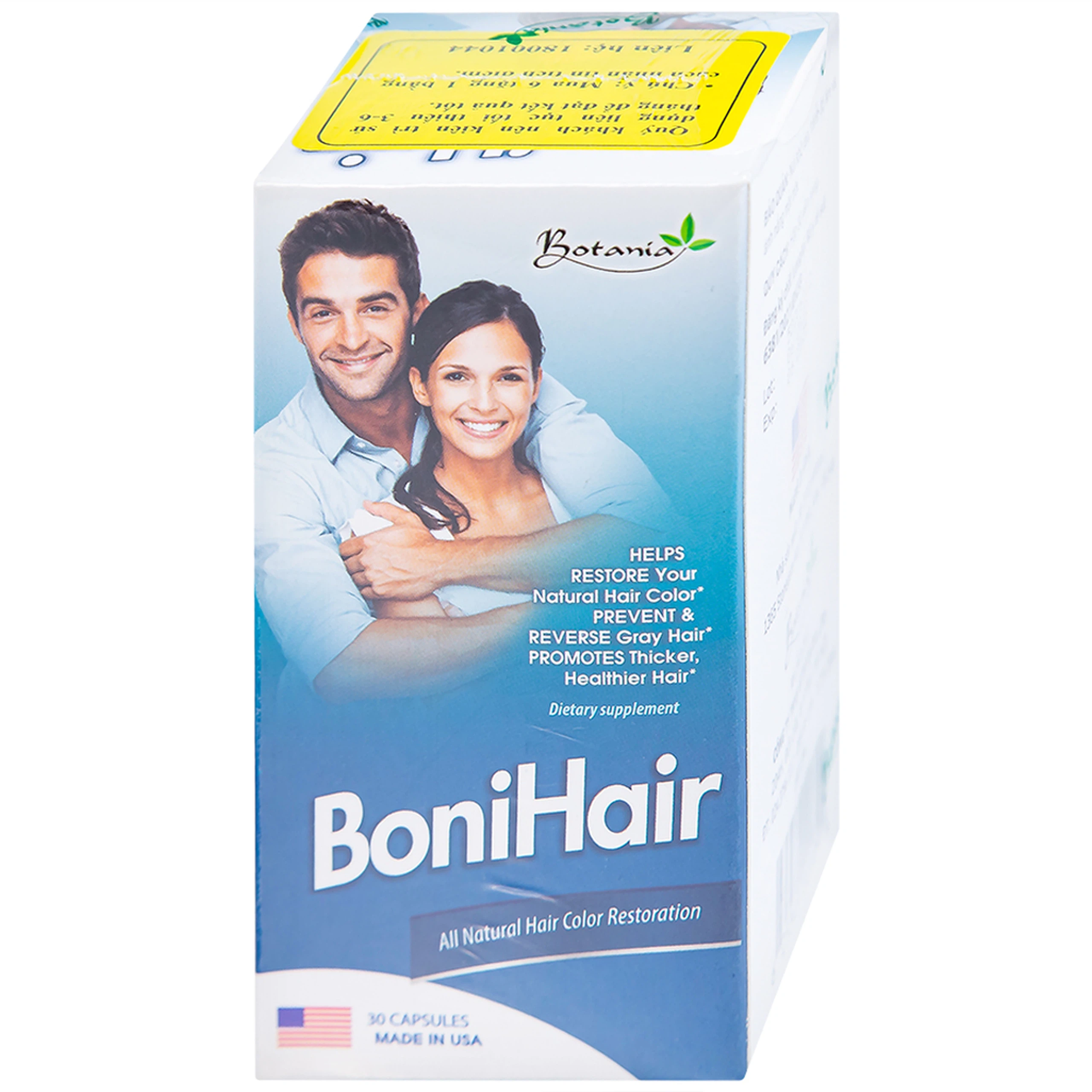 Viên uống BoniHair Botania bổ sung các chất nuôi dưỡng tóc (30 viên)