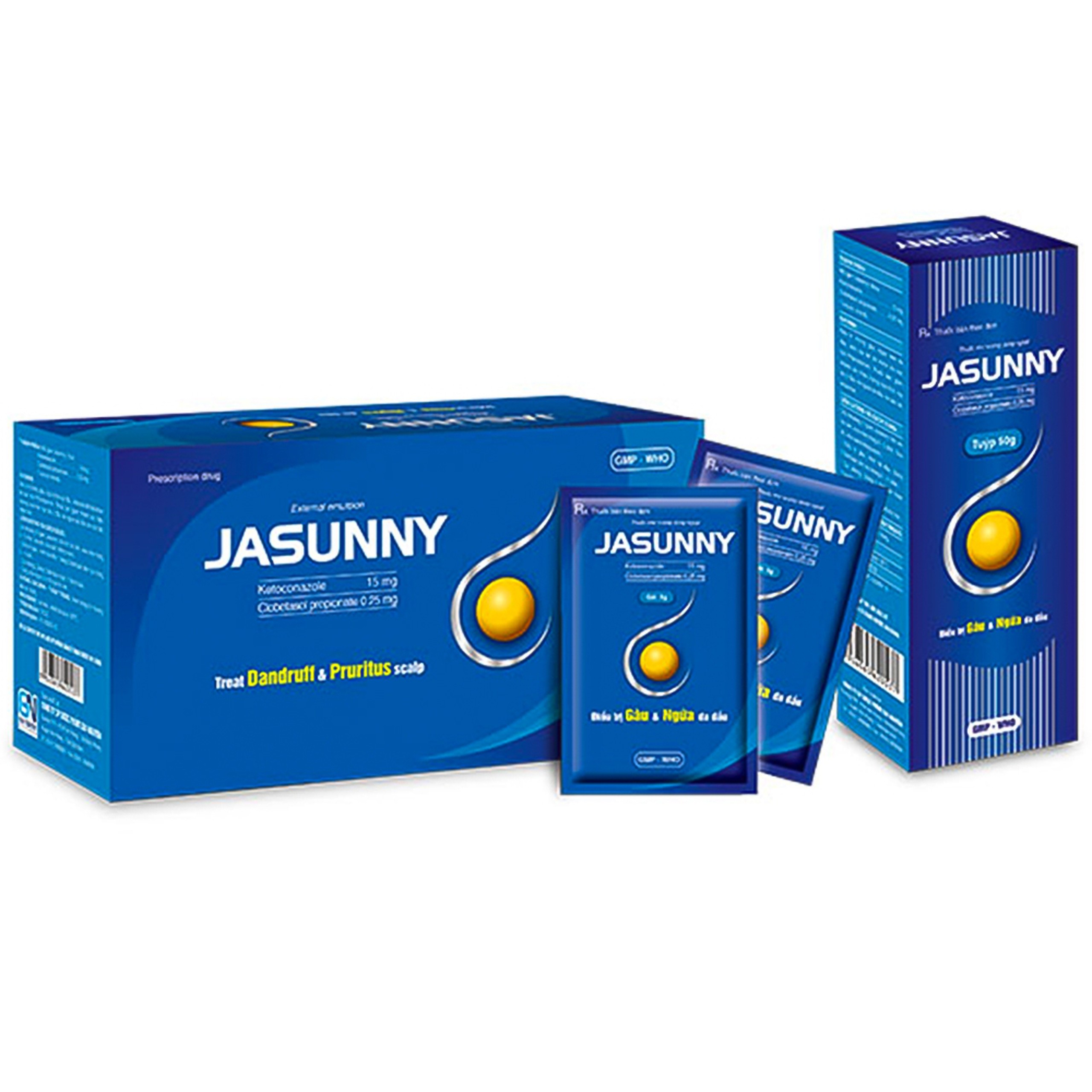 Gel Jasunny Gia Nguyễn hỗ trợ điều trị gàu, ngứa, viêm da đầu (50 gói x 5g)