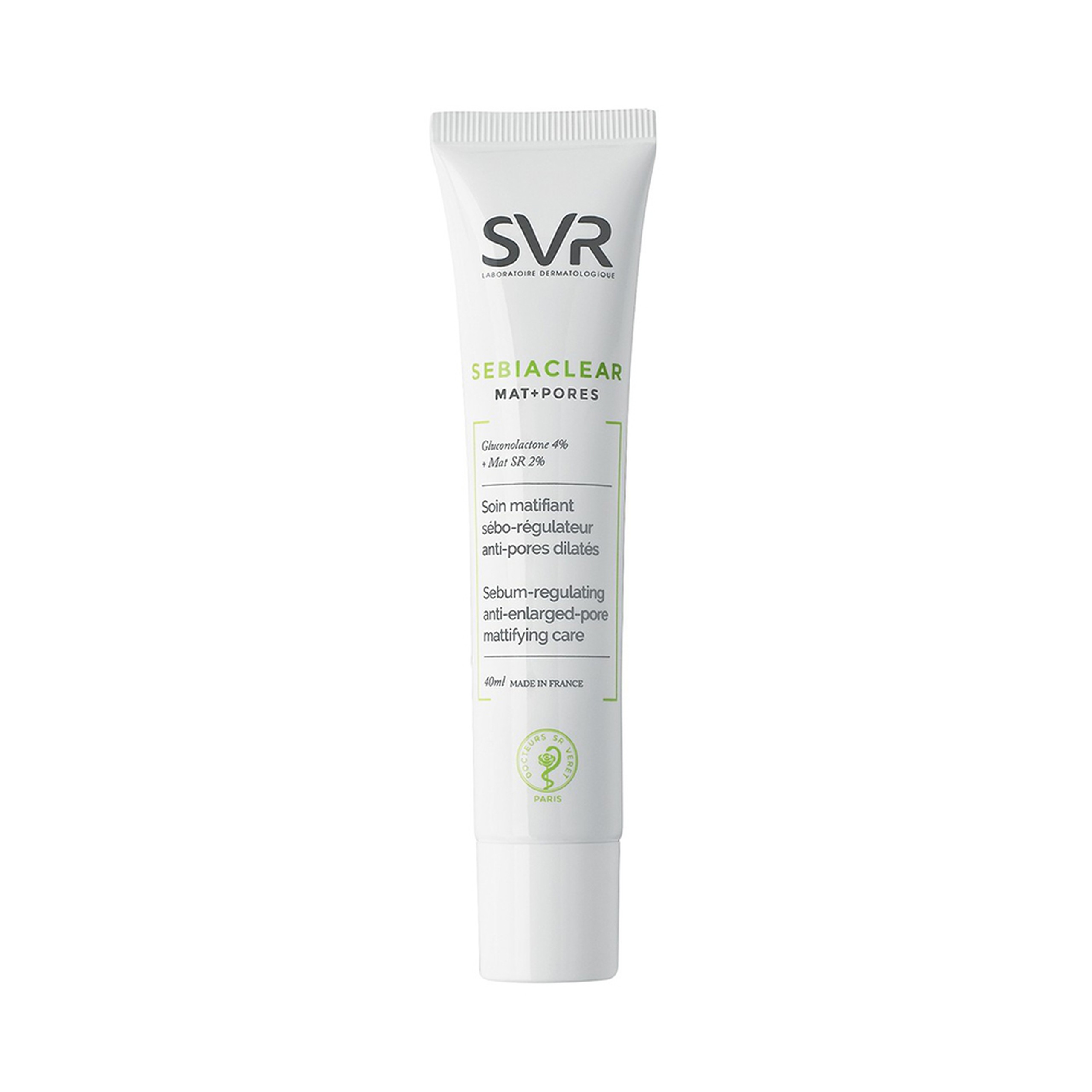 Kem SVR Sebiaclear Mat And Pores điều hòa bã nhờn, dưỡng ẩm, thu nhỏ lỗ chân lông (40ml)