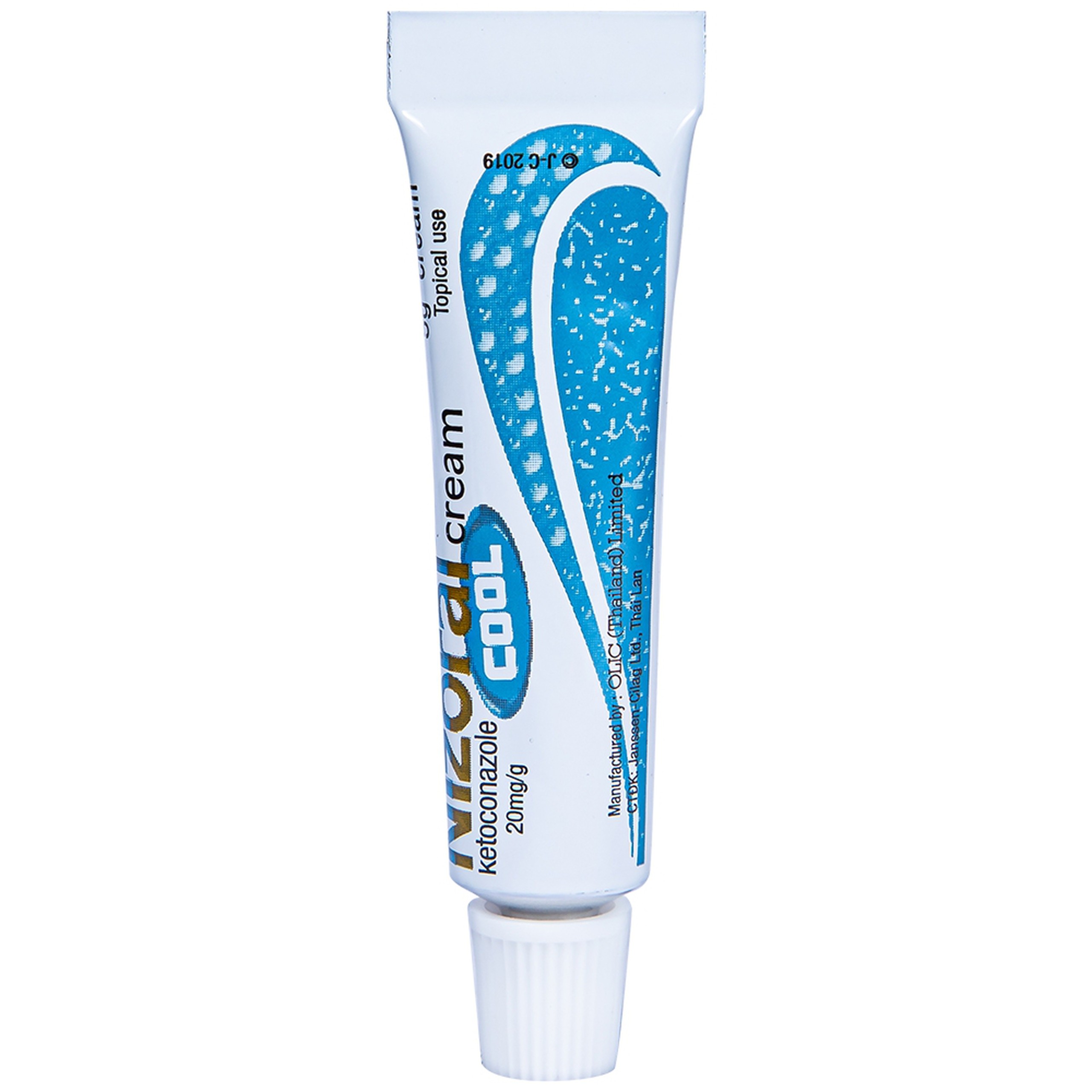 Kem bôi da Nizoral cool cream Janssen điều trị nhiễm nấm ngoài da, lang ben (5g)